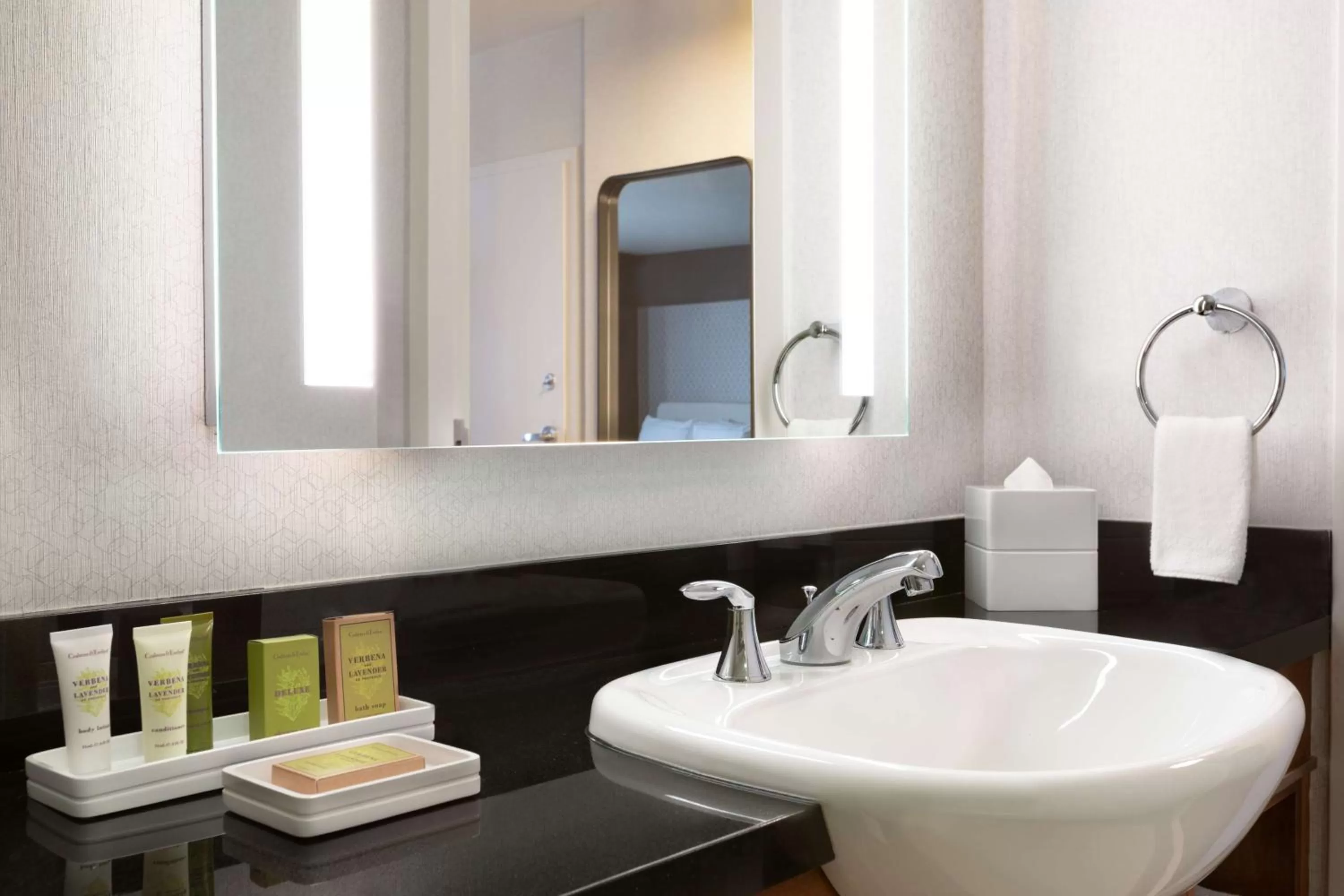 Bathroom in Hilton Baltimore BWI Airport