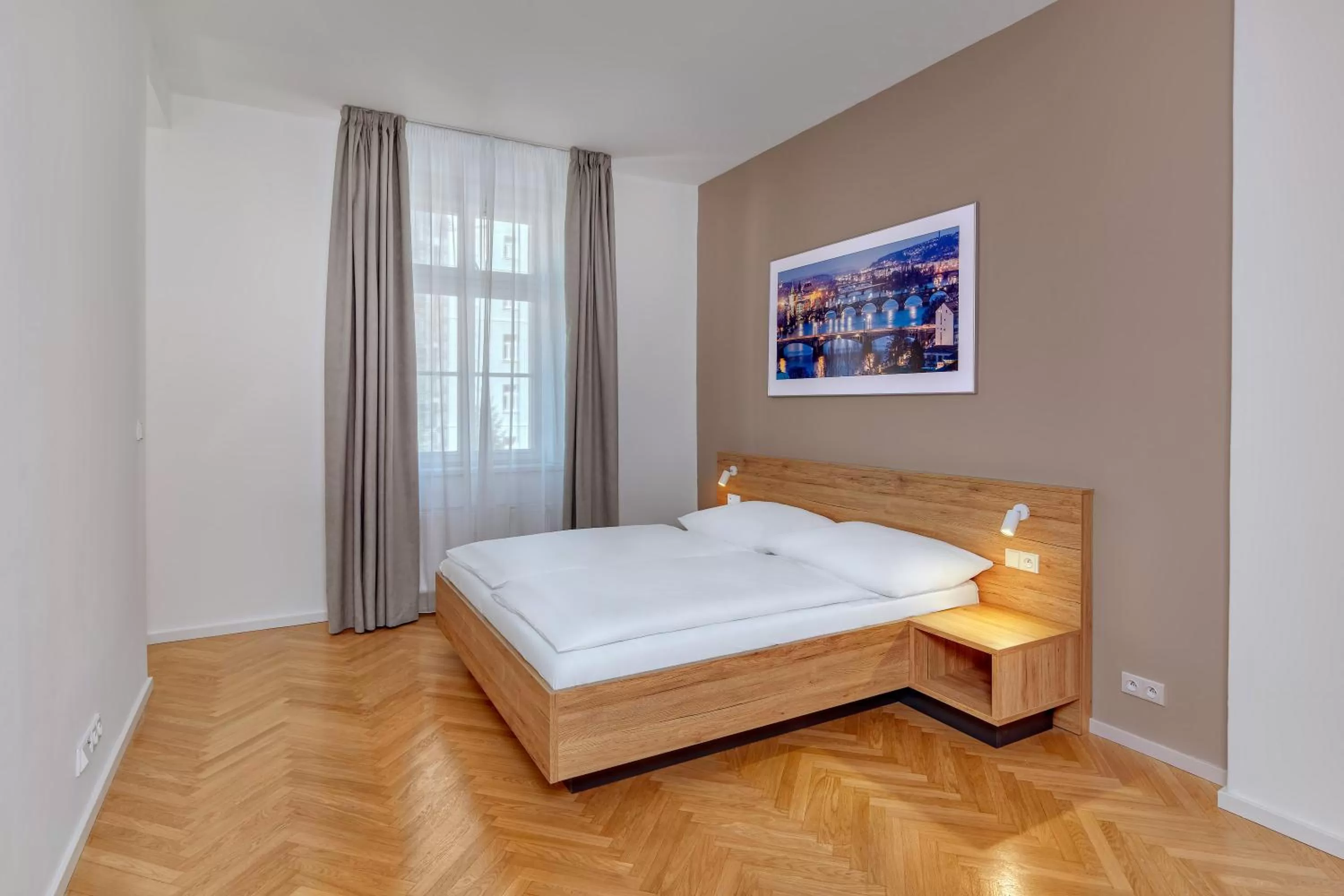 Bed in Downtown Suites Kodanska