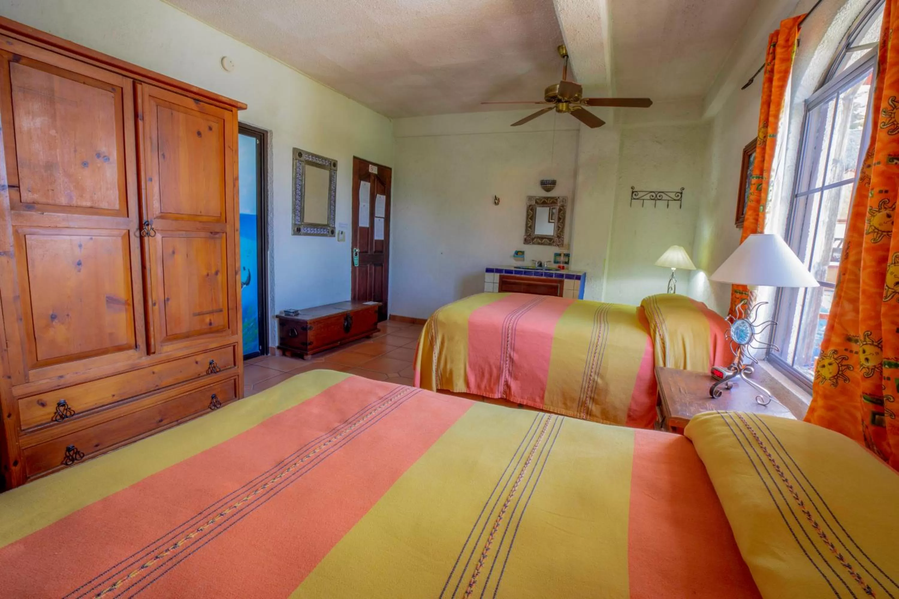 Bedroom, Bed in Hotel Posada Luna Sol