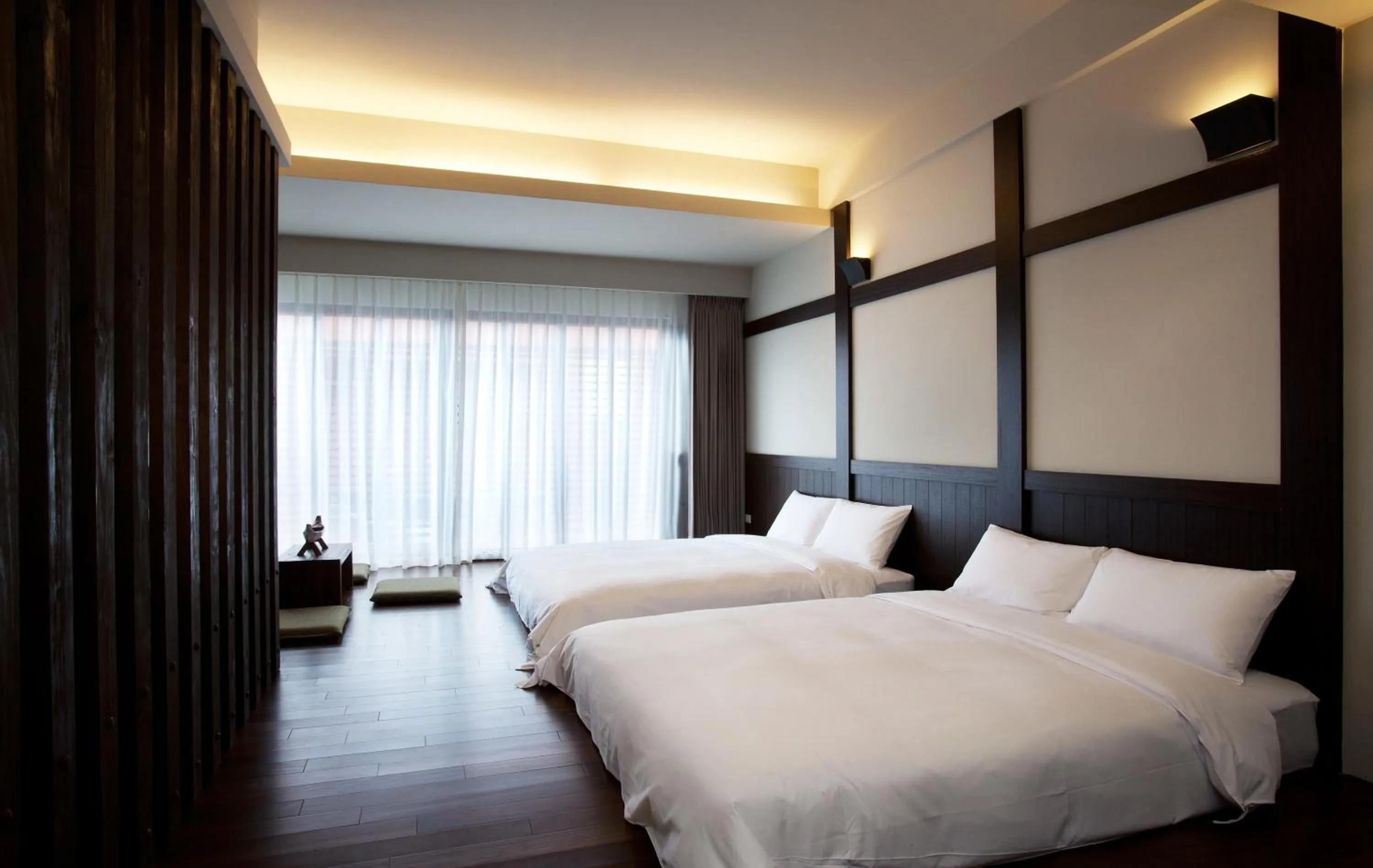 Photo of the whole room, Bed in Hotel Les Champs Hualien