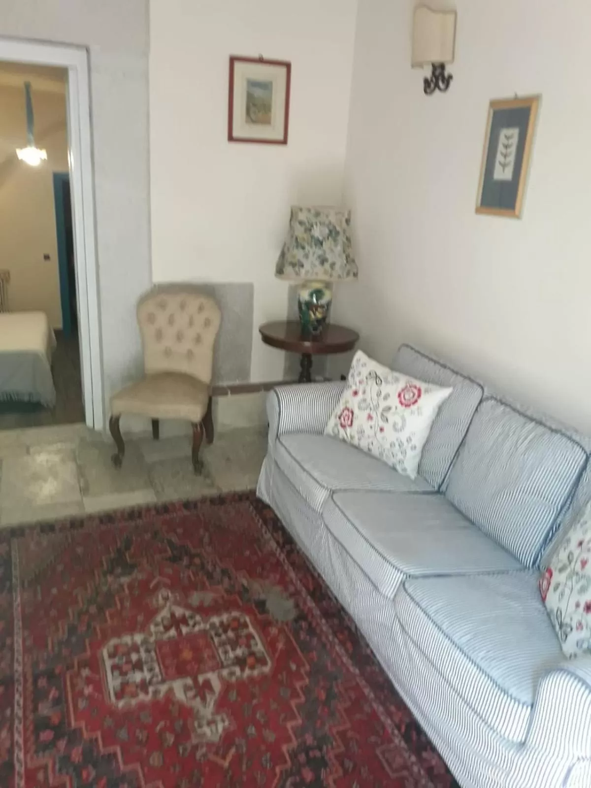 Seating area in B&B Vecchia Suppenna