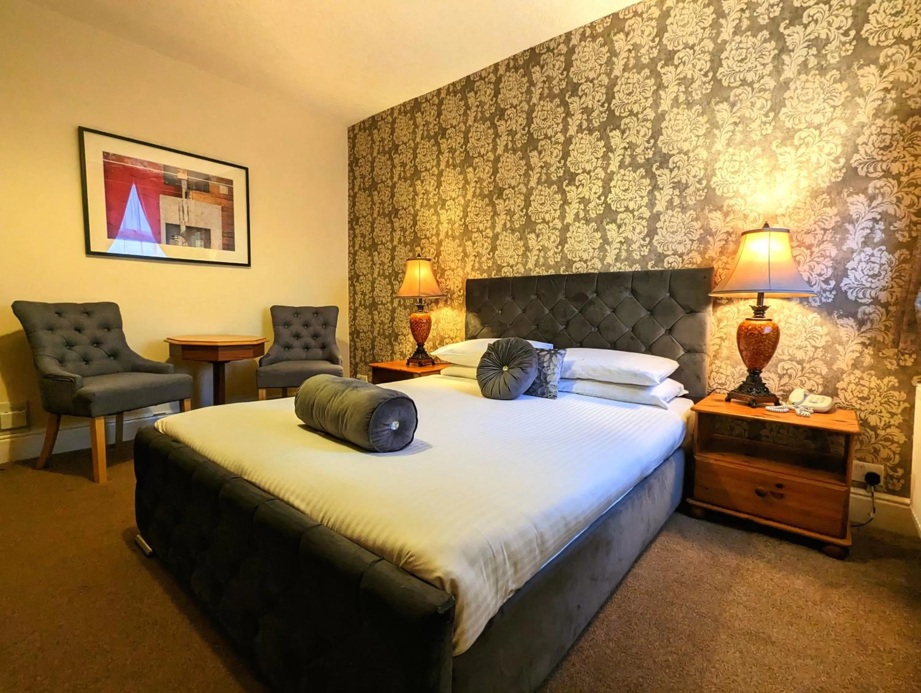 Photo of the whole room, Bed in Brookside Hotel & Restaurant ,Suitable for Solo Travelers Couples Educational Groups & Families welcome