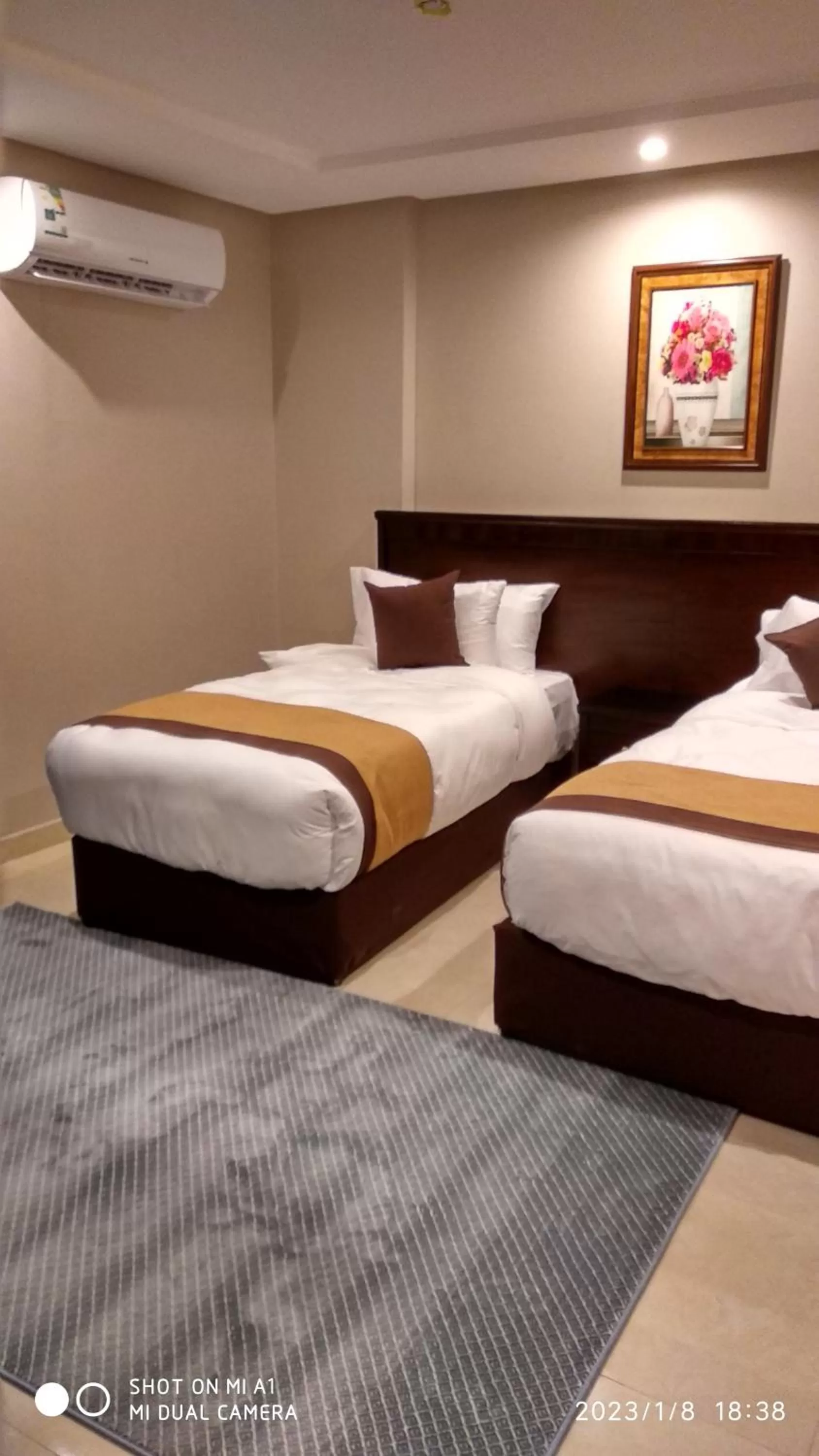 Bed in يان للشقق المخدومة - Yan Apartments