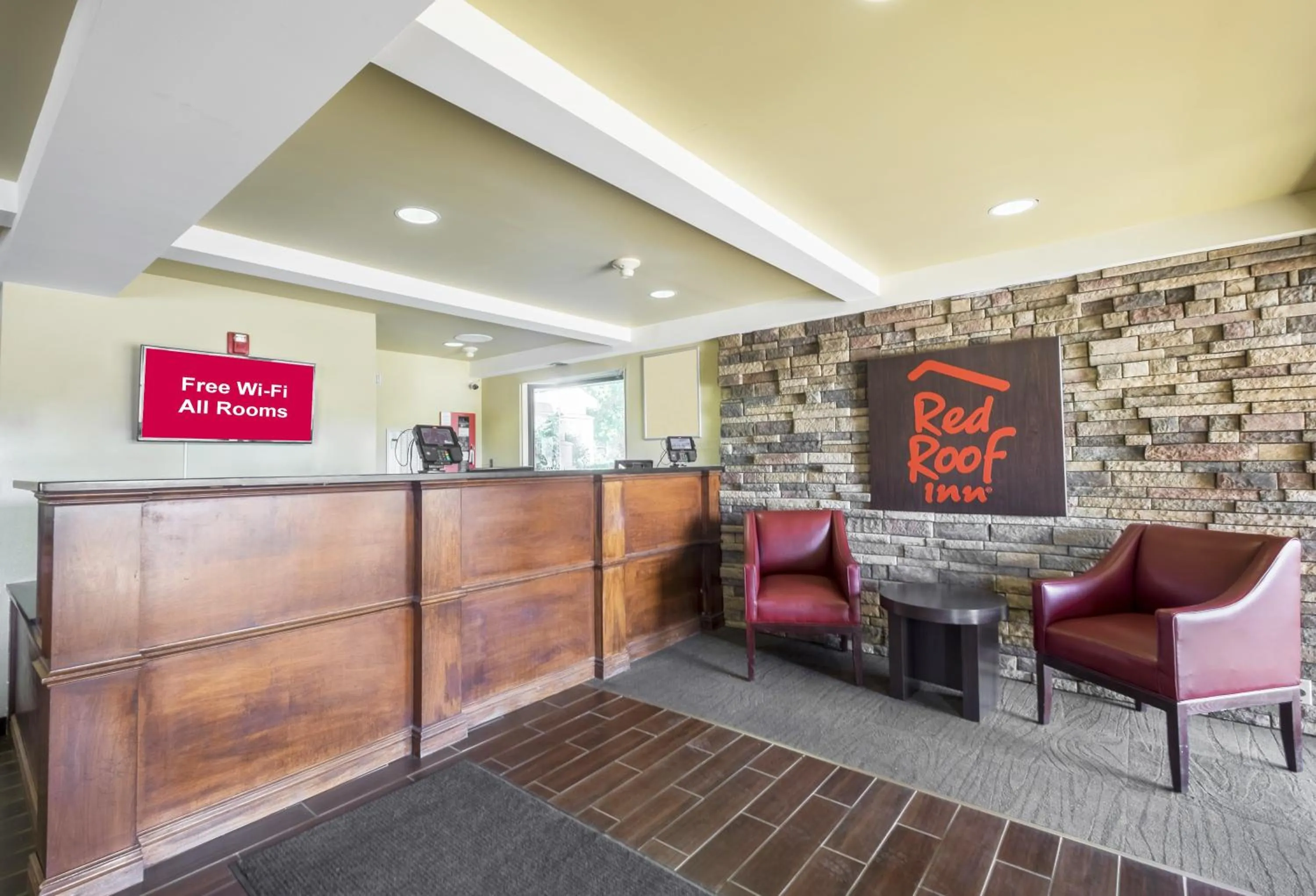 Lobby or reception in Red Roof Inn Columbus Northeast Westerville