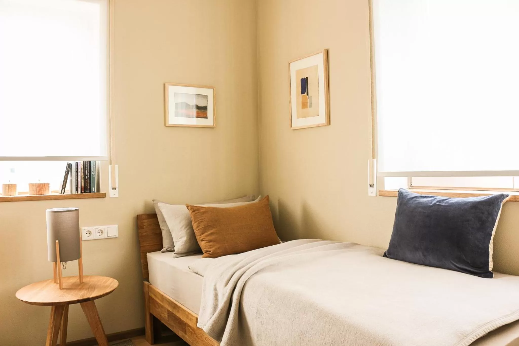 Bed in Das Kornburg-Quartier