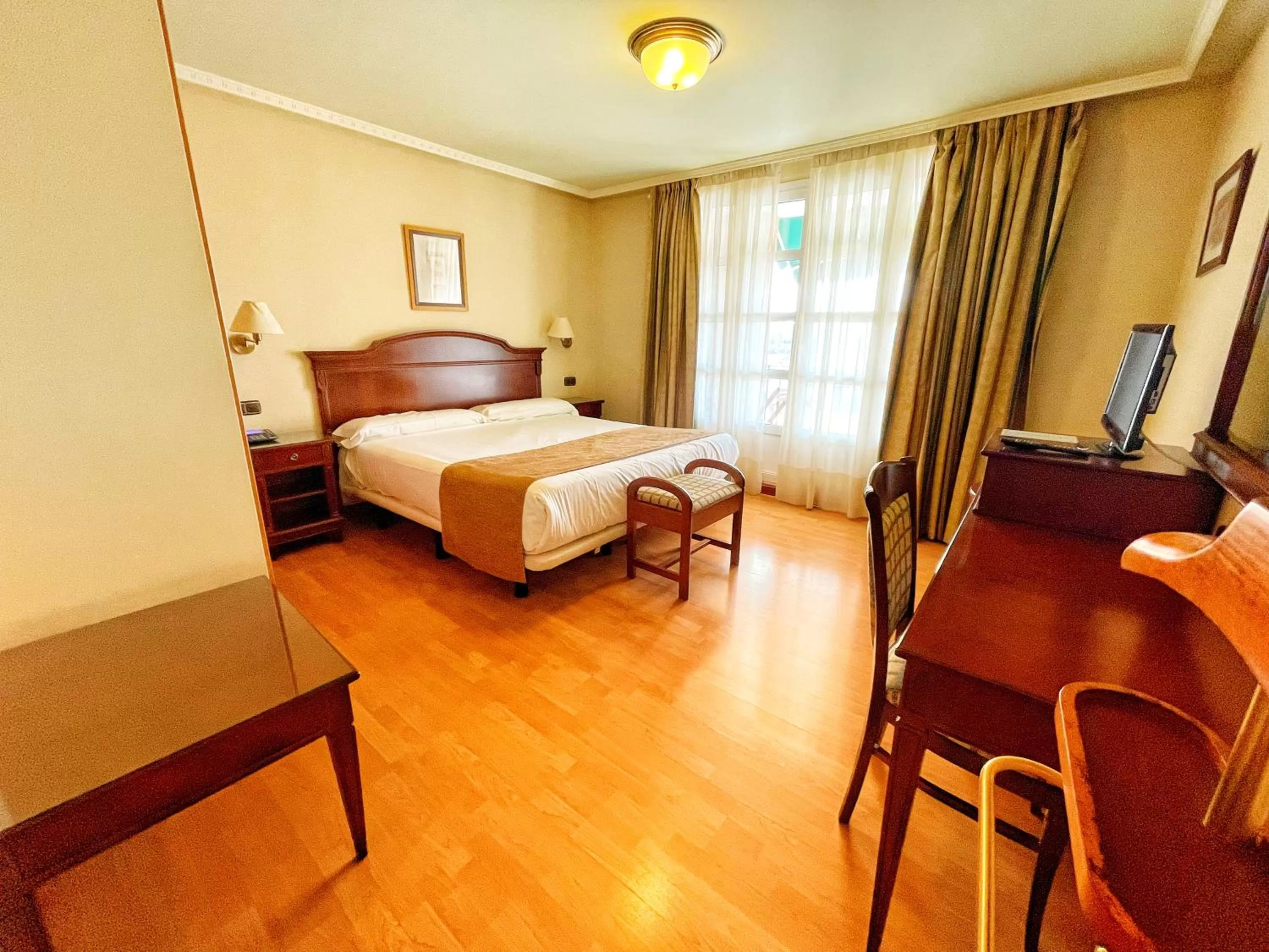 Bed in Hotel Lasa Sport