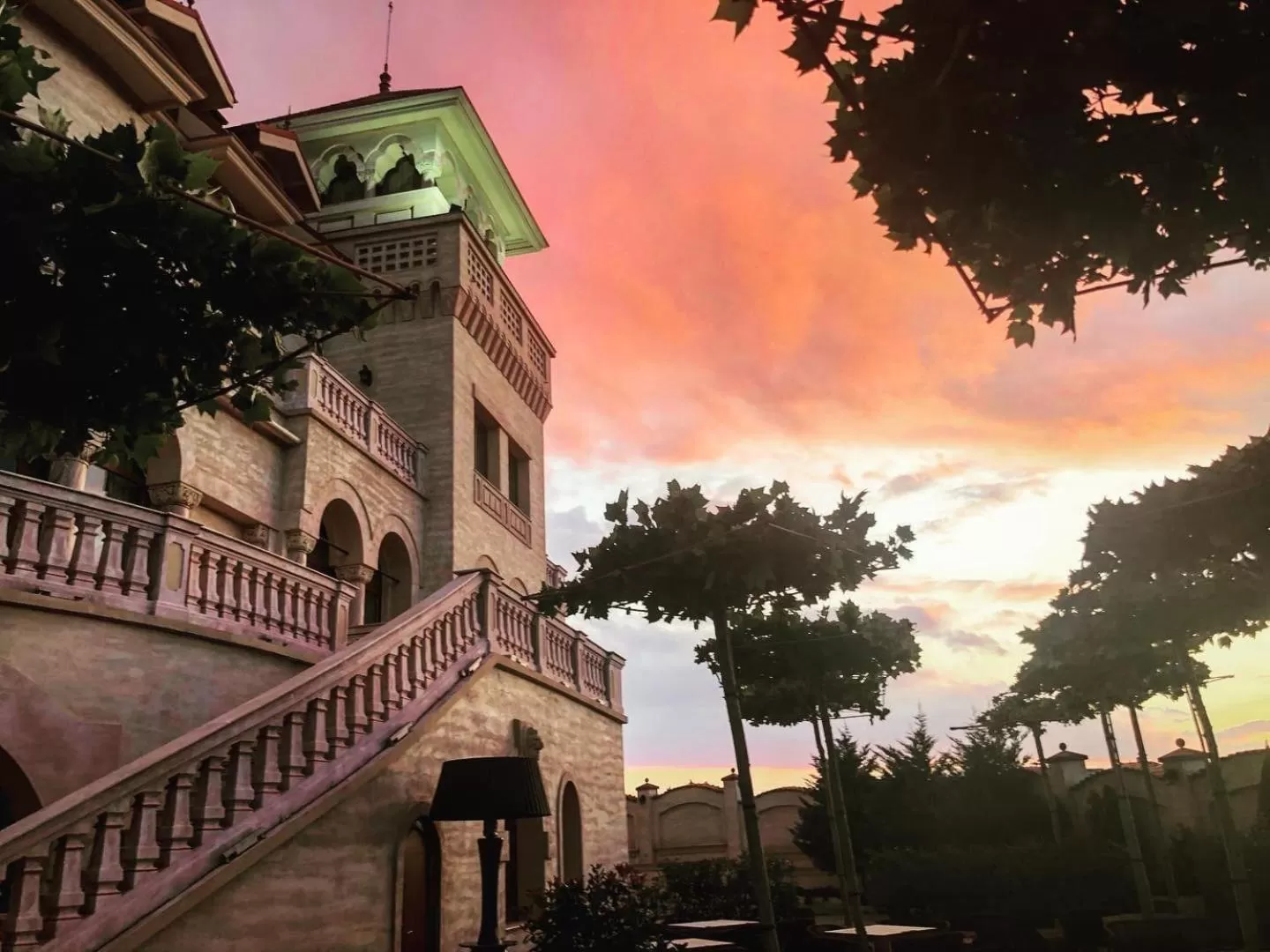 Sunset in Suter Palace Heritage Boutique Hotel