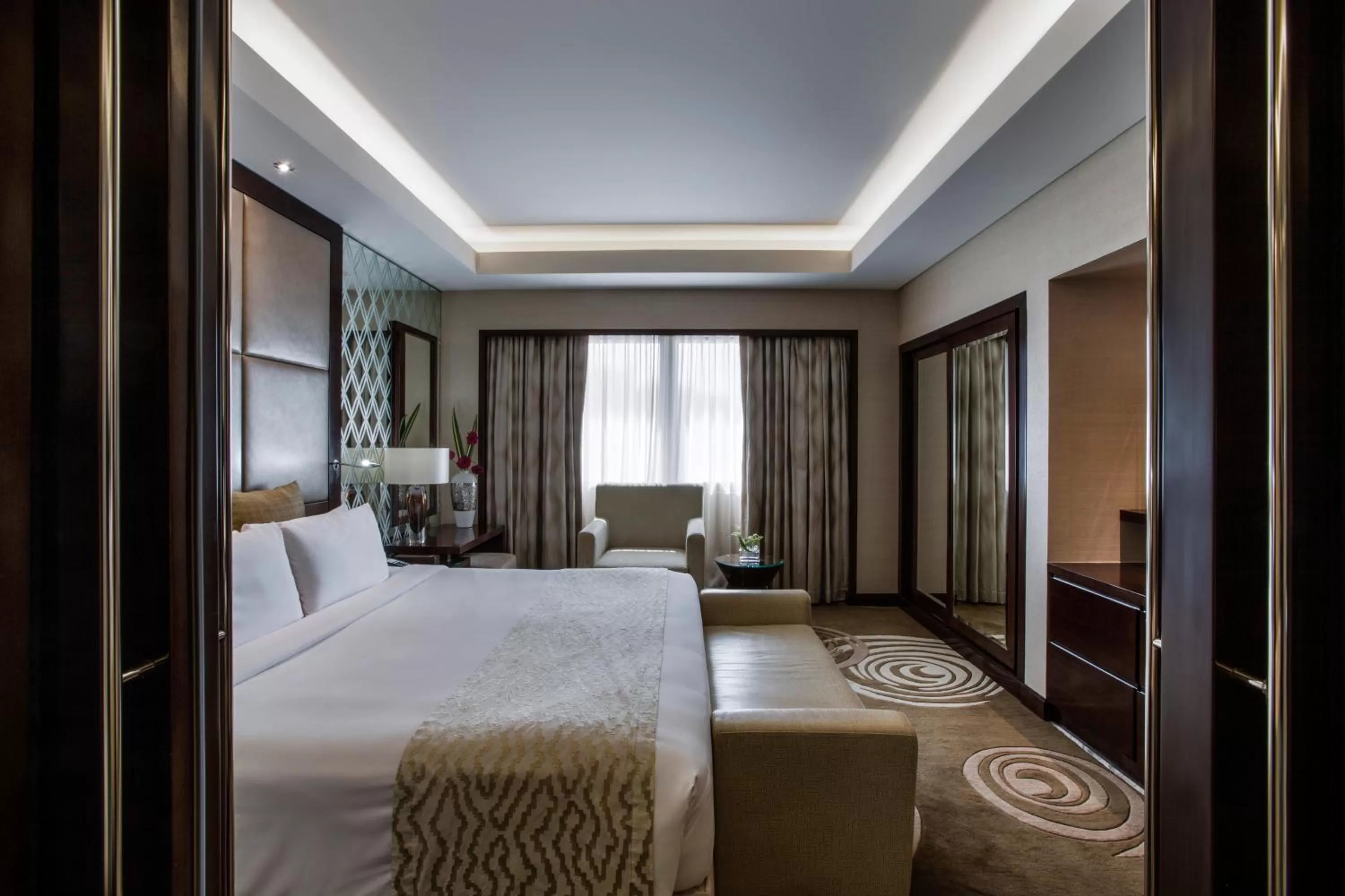 Photo of the whole room, Bed in Crowne Plaza Dubai Deira by IHG