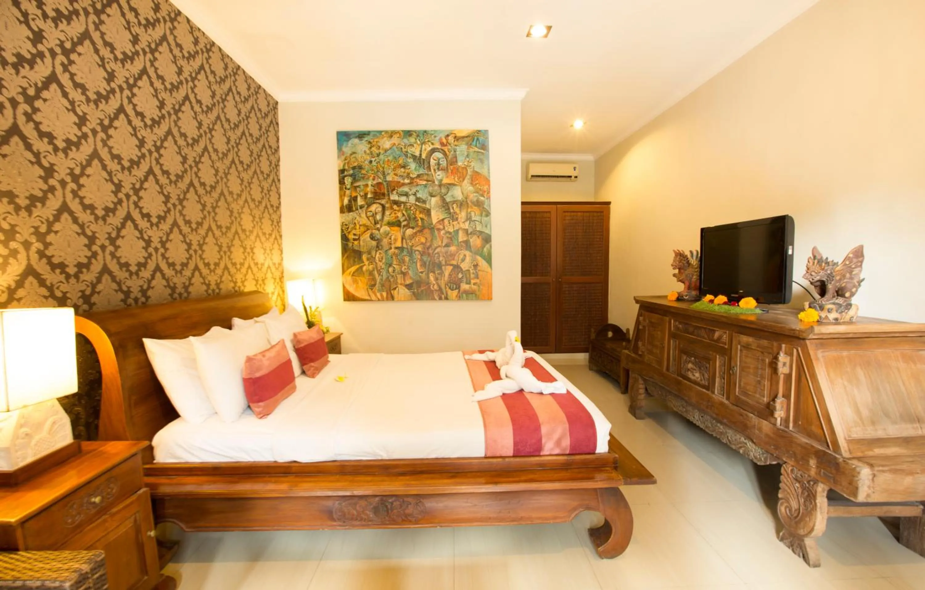 Bedroom, Bed in Sindhu Mertha Sanur