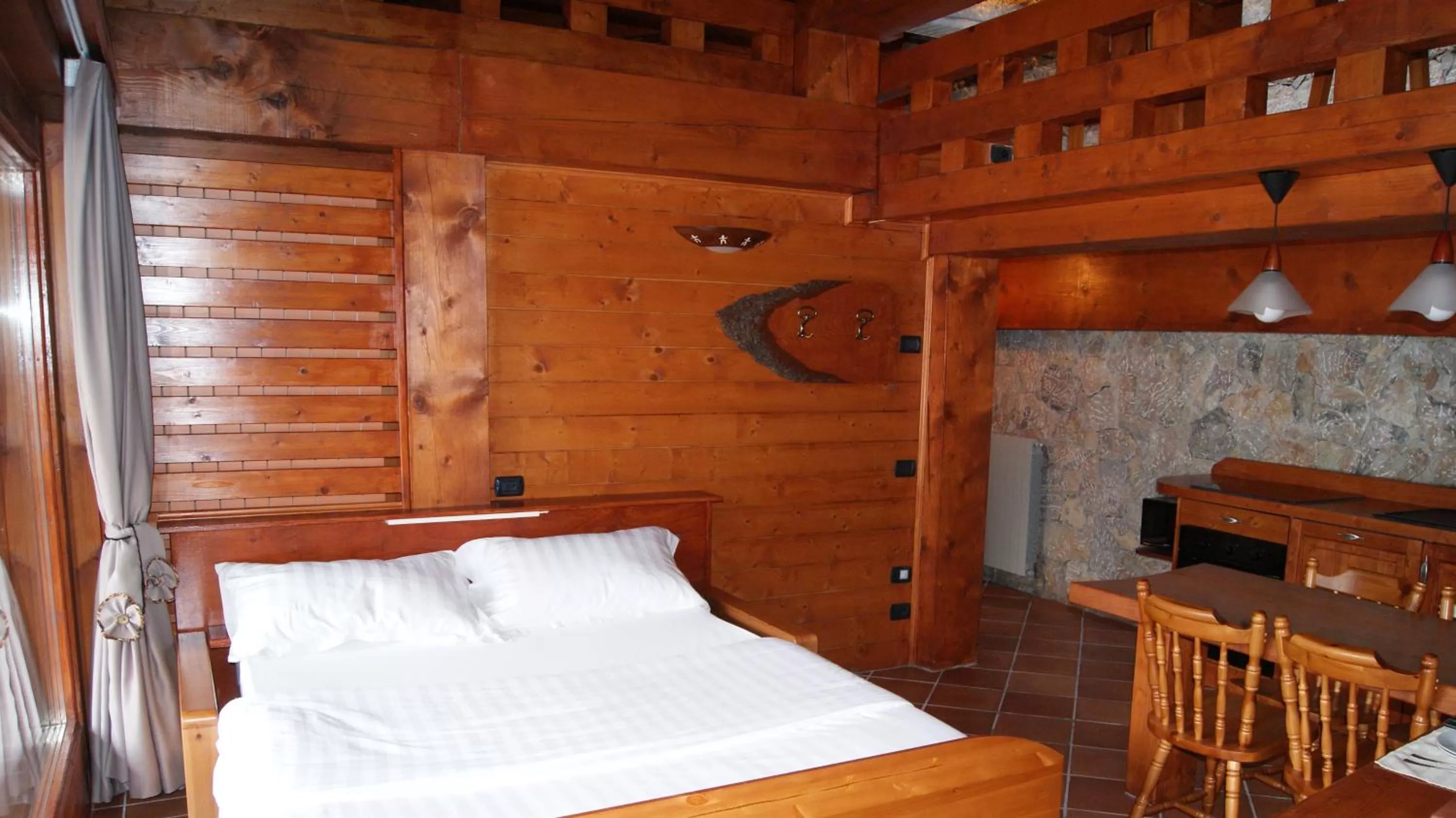 Living room, Bed in Resort Ninfea San Pellegrino Terme