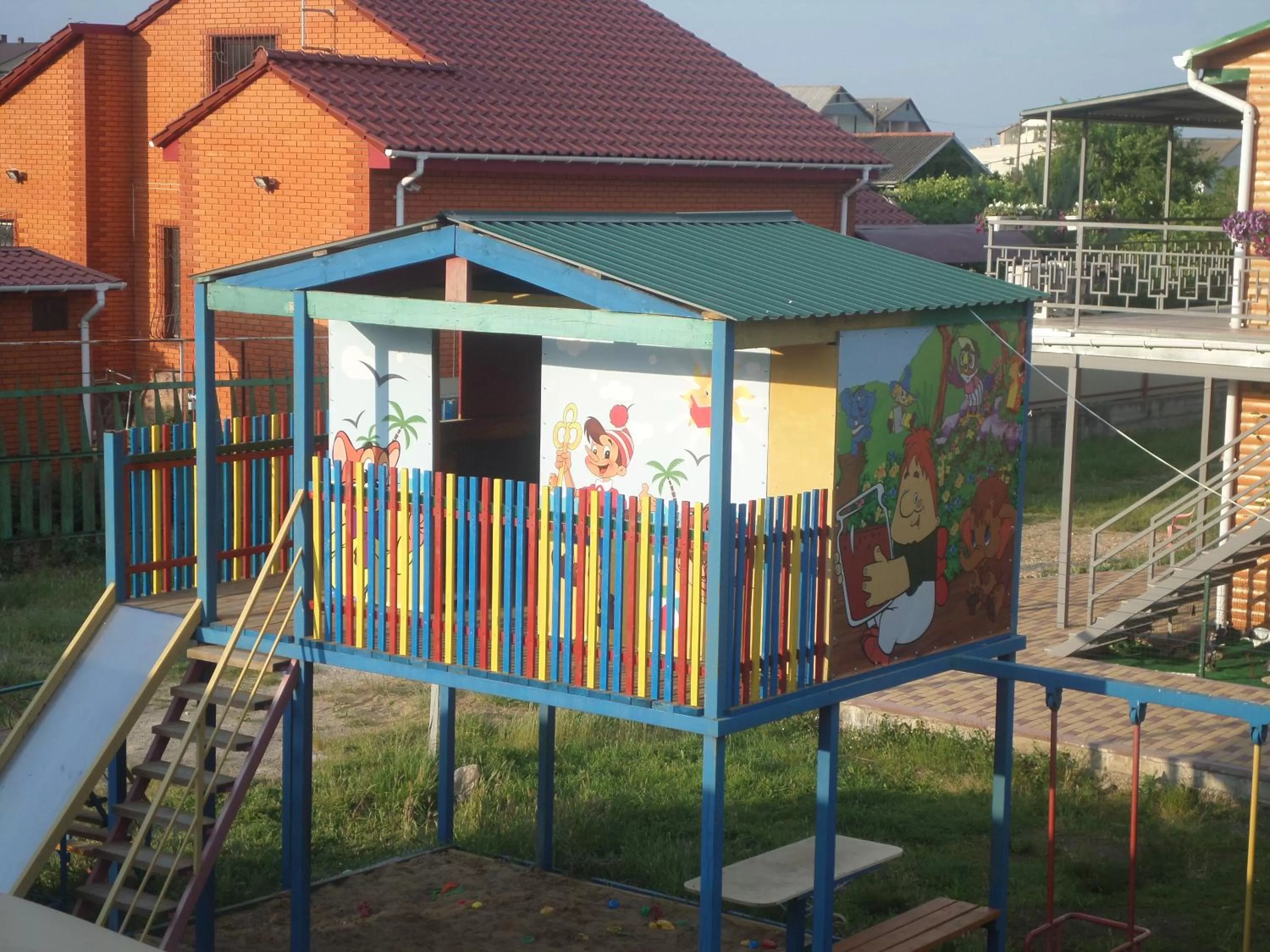 Children play ground in Zolotoy Bereg Hotel