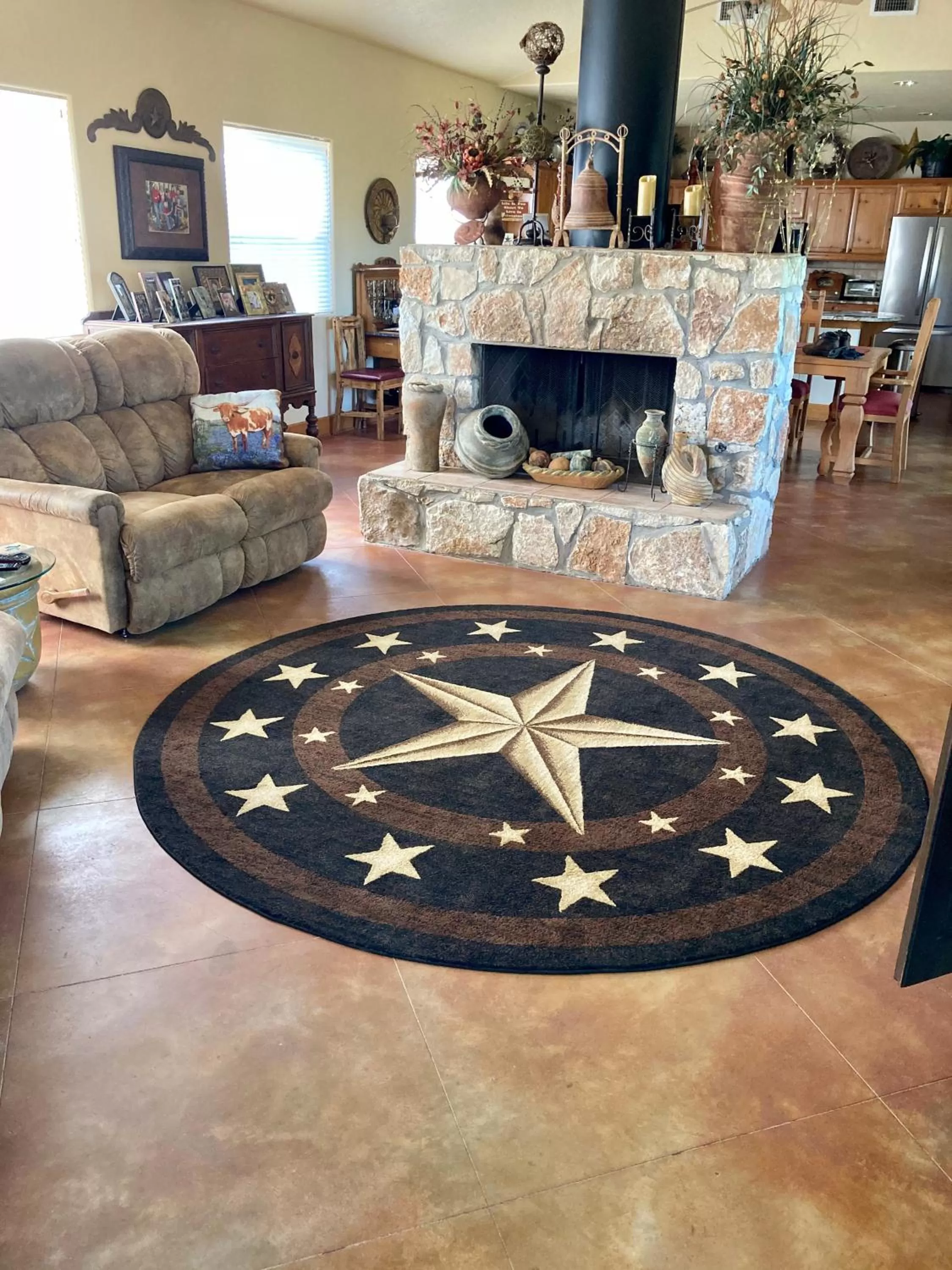 Seating area in Casa del Rio Bed and Breakfast
