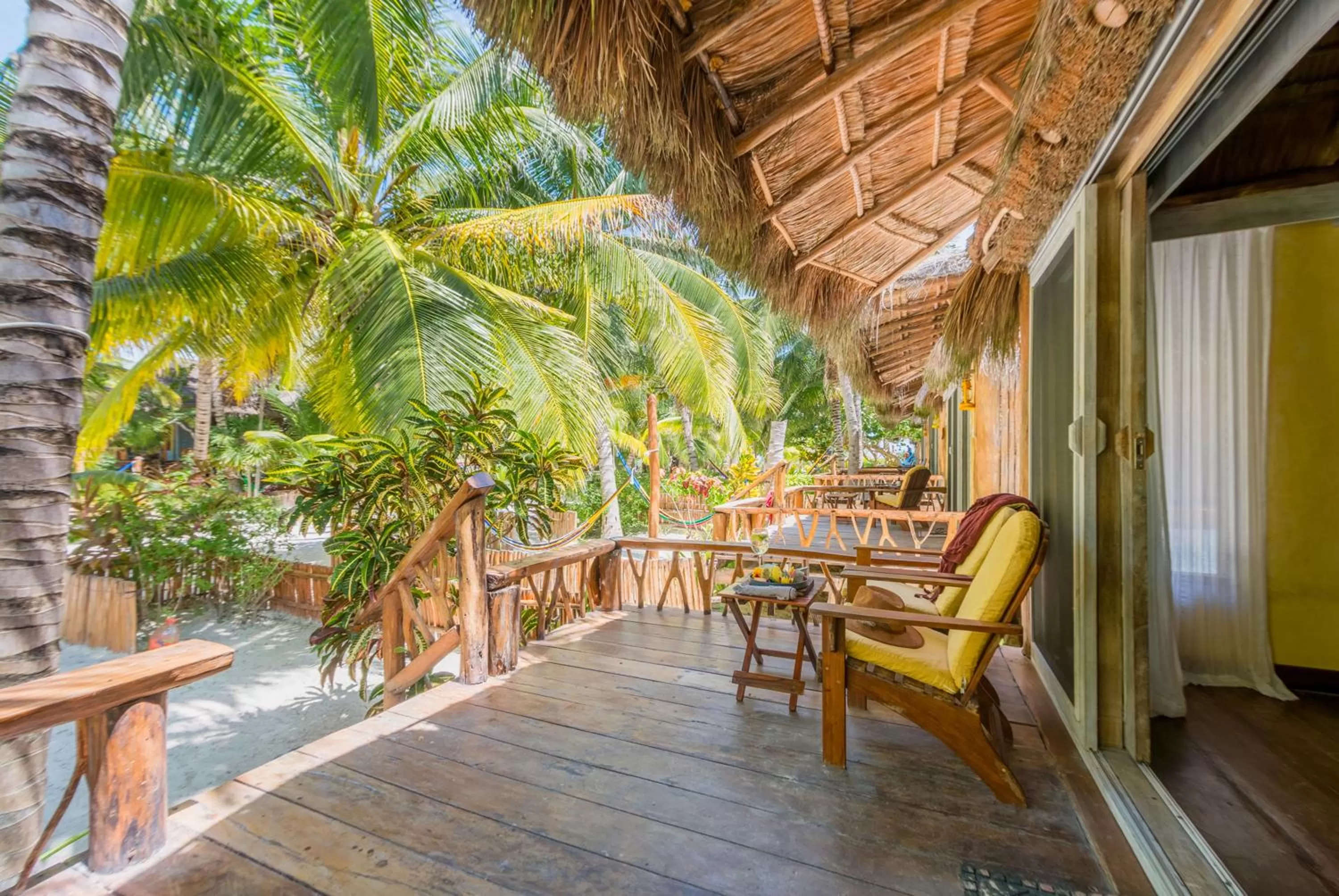 Garden in Villa Pescadores Tulum-Beachfront hotel by Ahau Collection