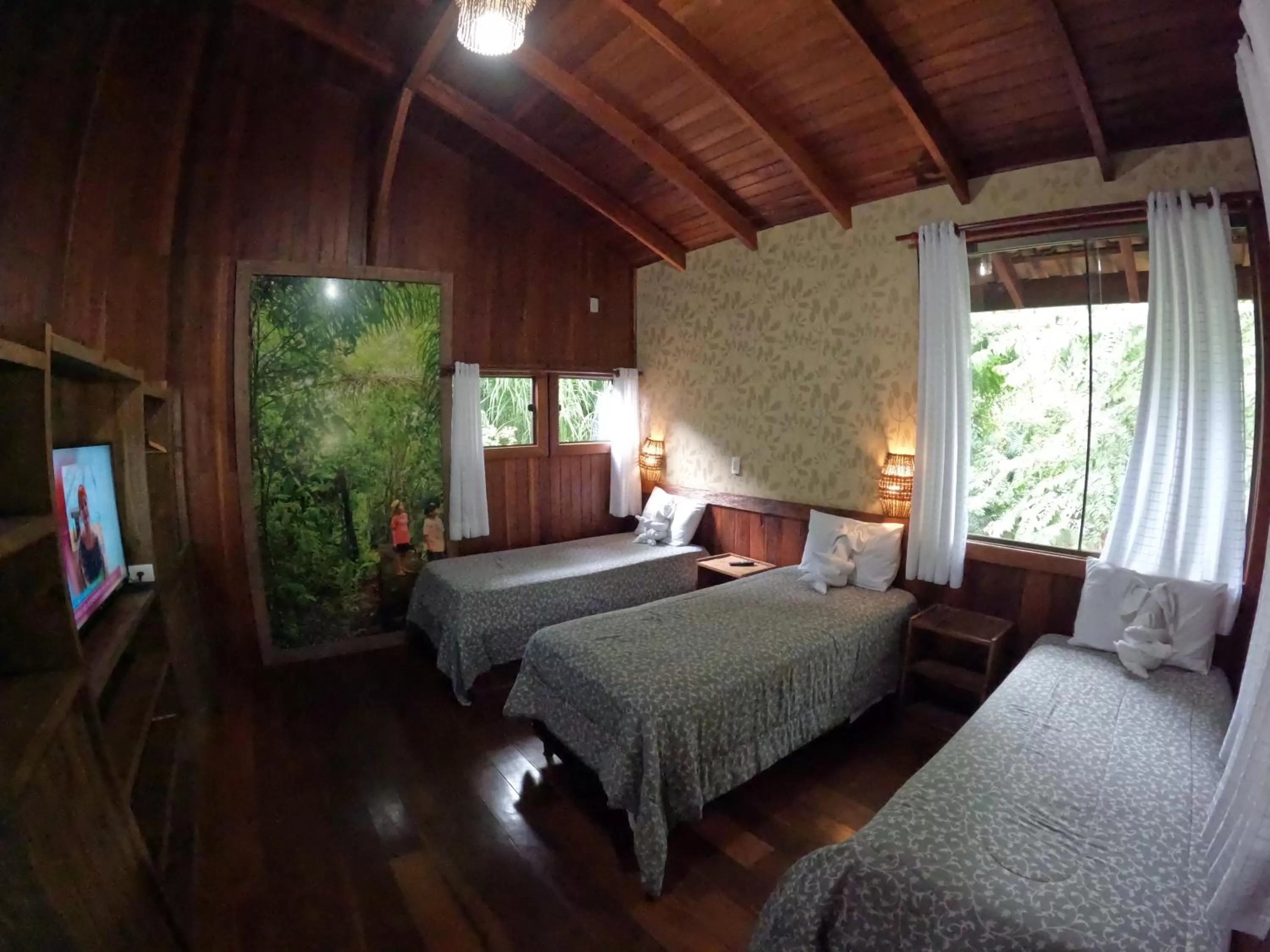 Bed in Hotel Cabanas