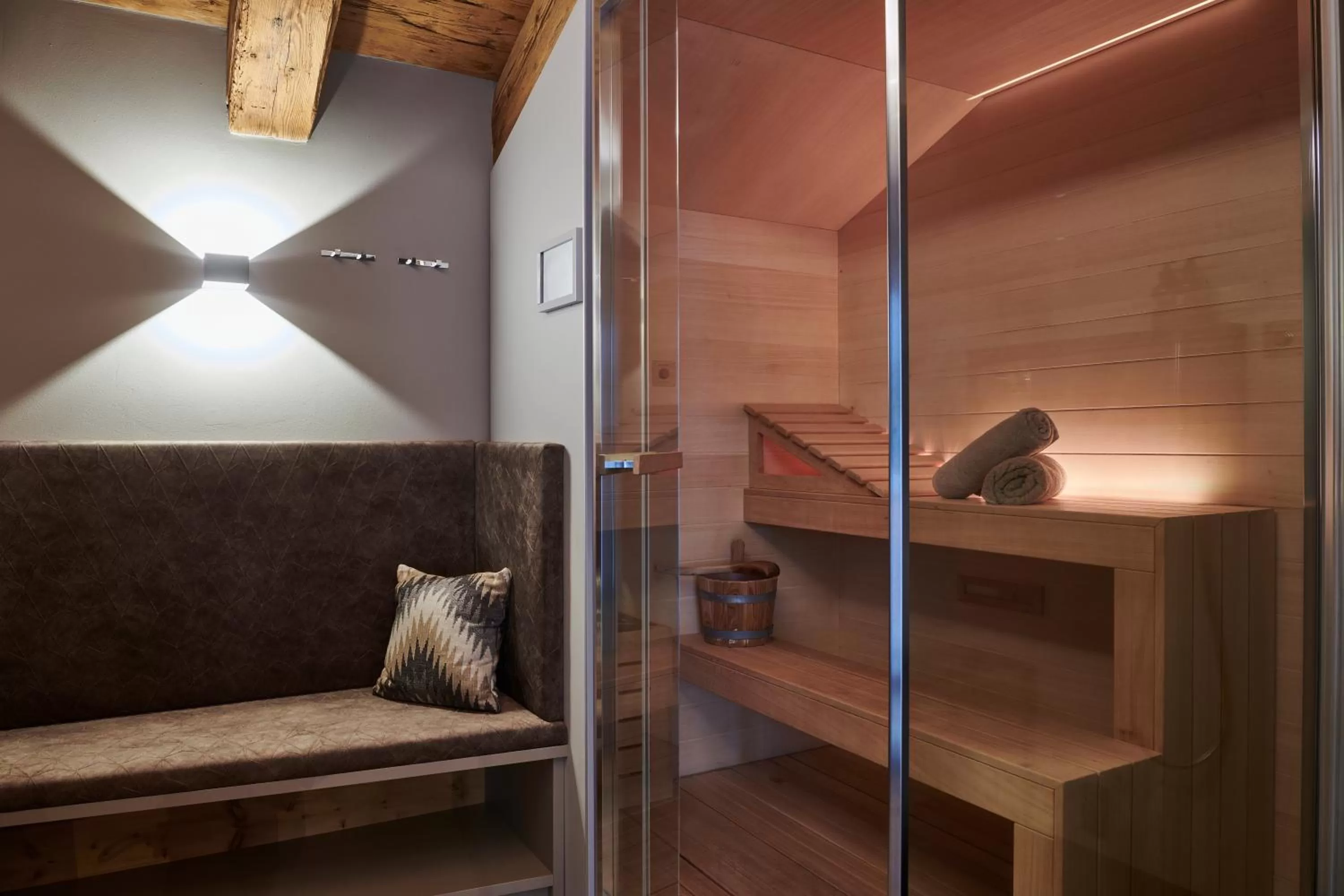 Sauna in Matthiol Boutique Hotel