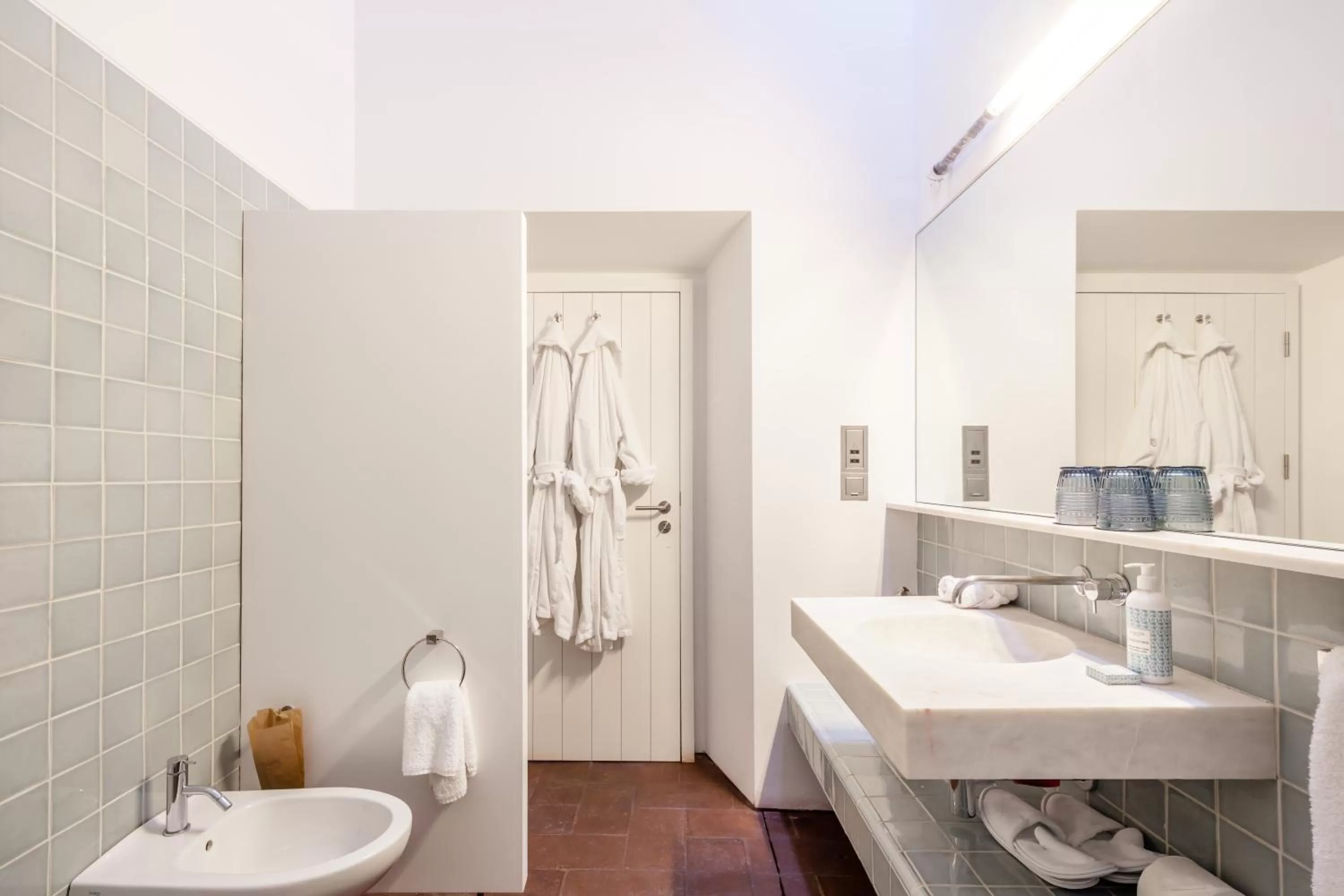 Bathroom in Torre de Palma Wine Hotel, Monforte, a Member of Design Hotels