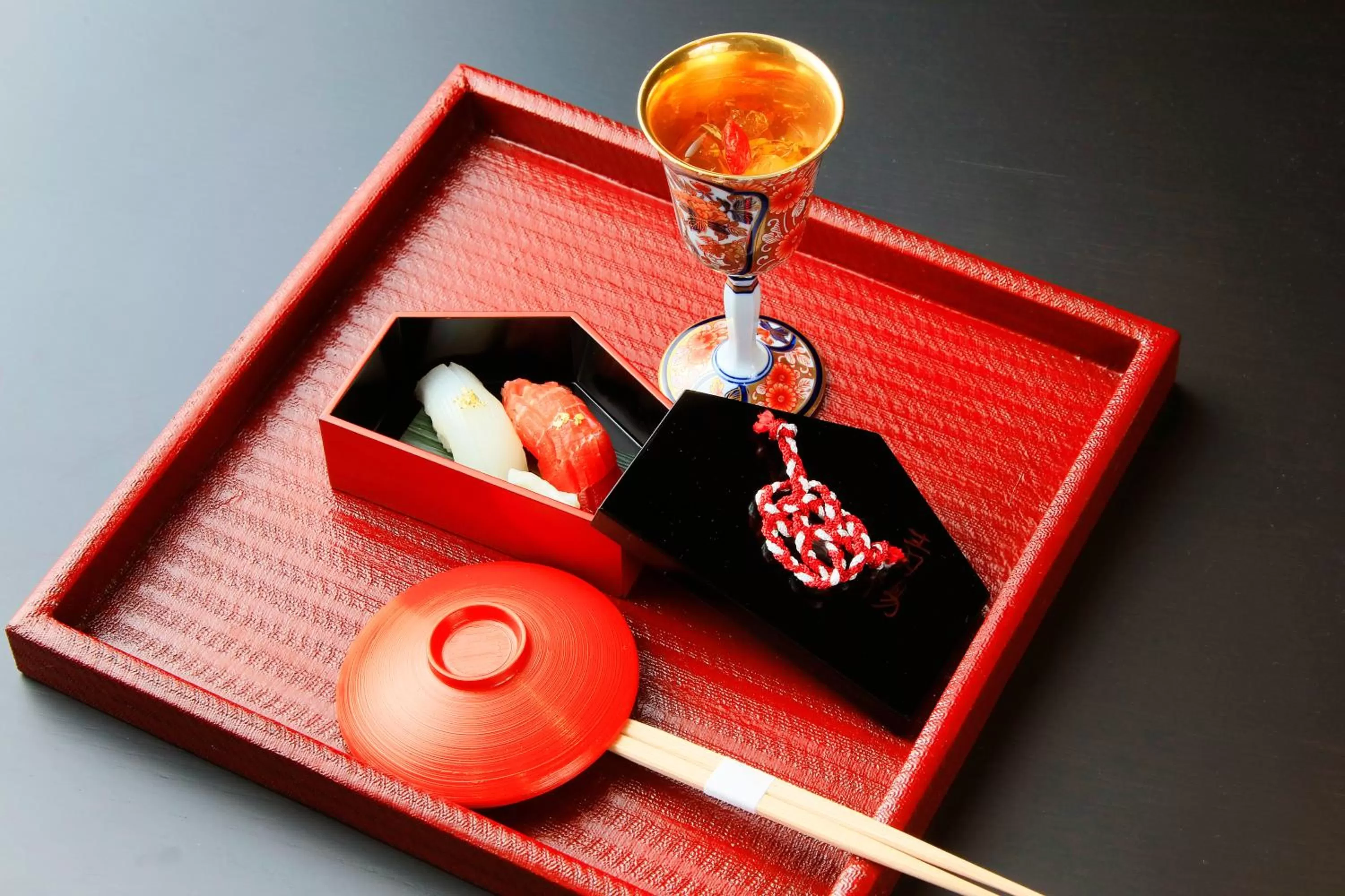 Food close-up in Waqoo Naritasanmonzen