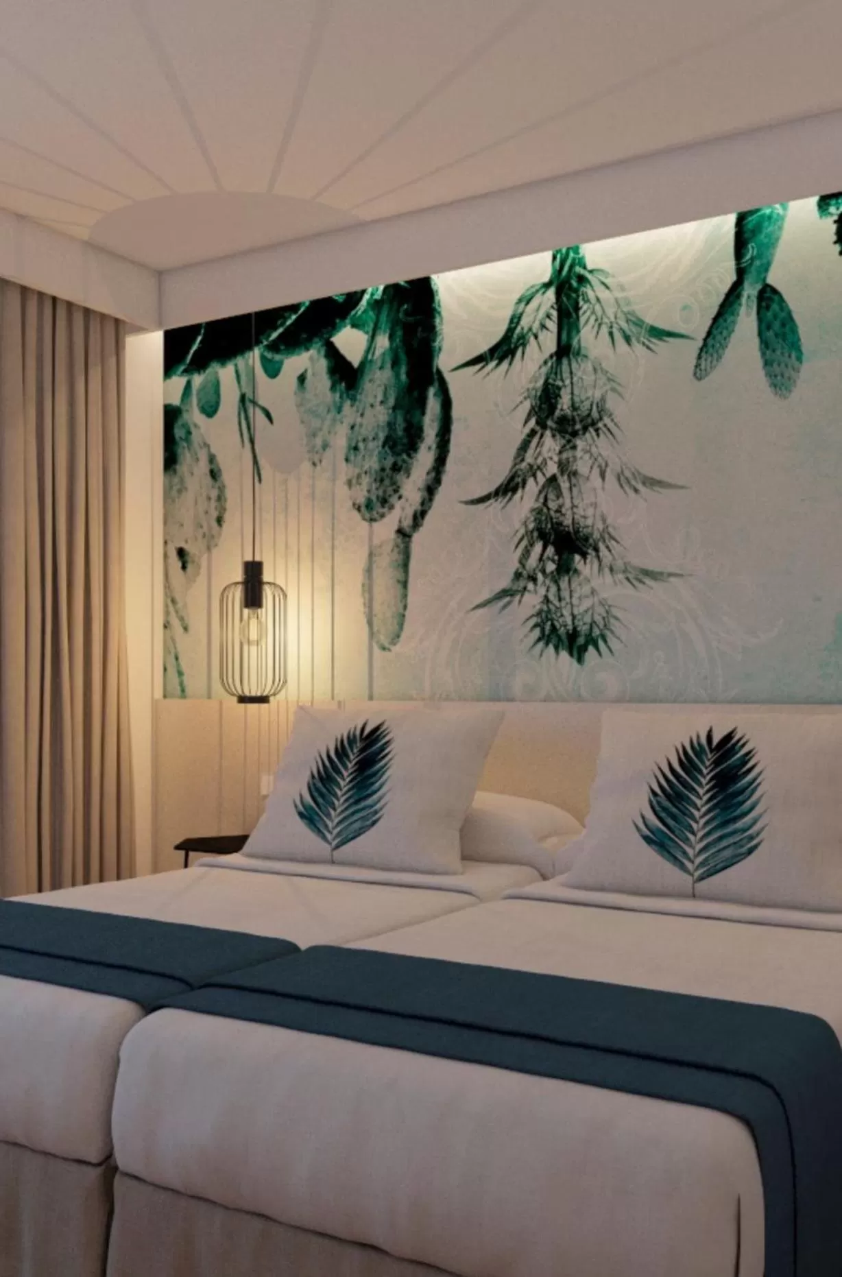 Decorative detail, Bed in Hotel Torá