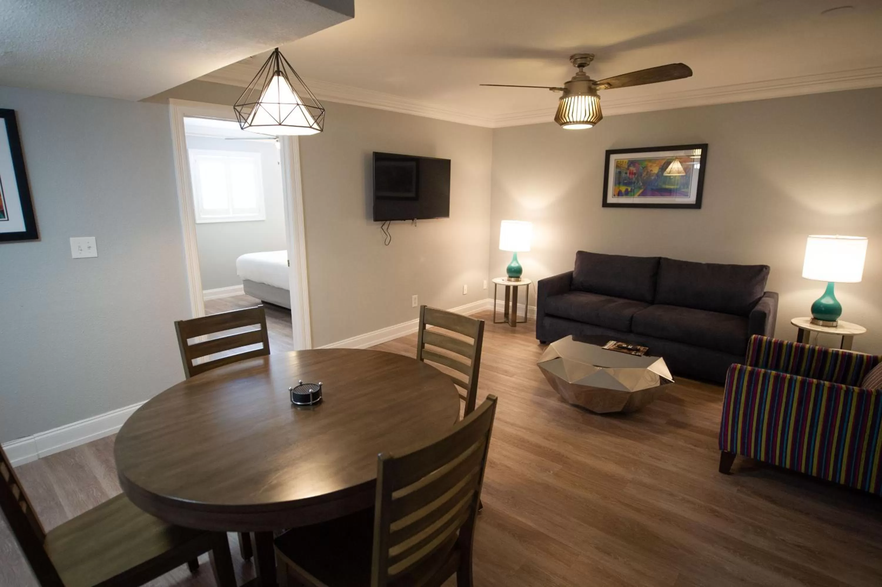 Living room, Dining Area in Frenchmen Orleans at 519, Ascend Hotel Collection