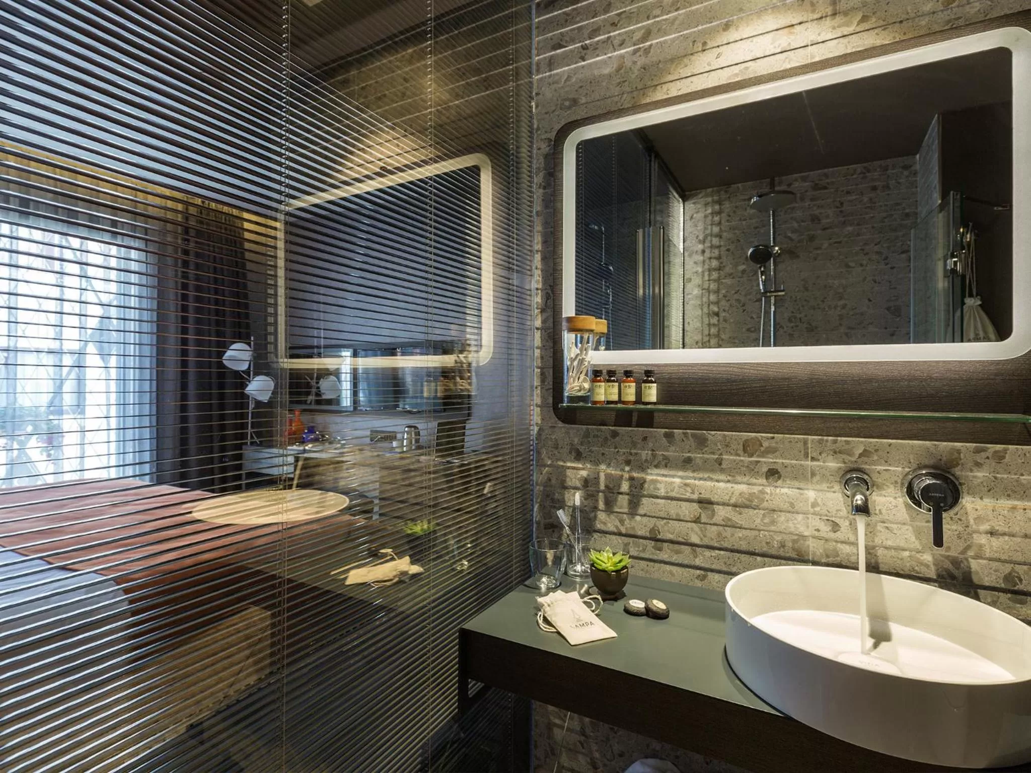 Bathroom in Lampa Design Hotel-Special Category