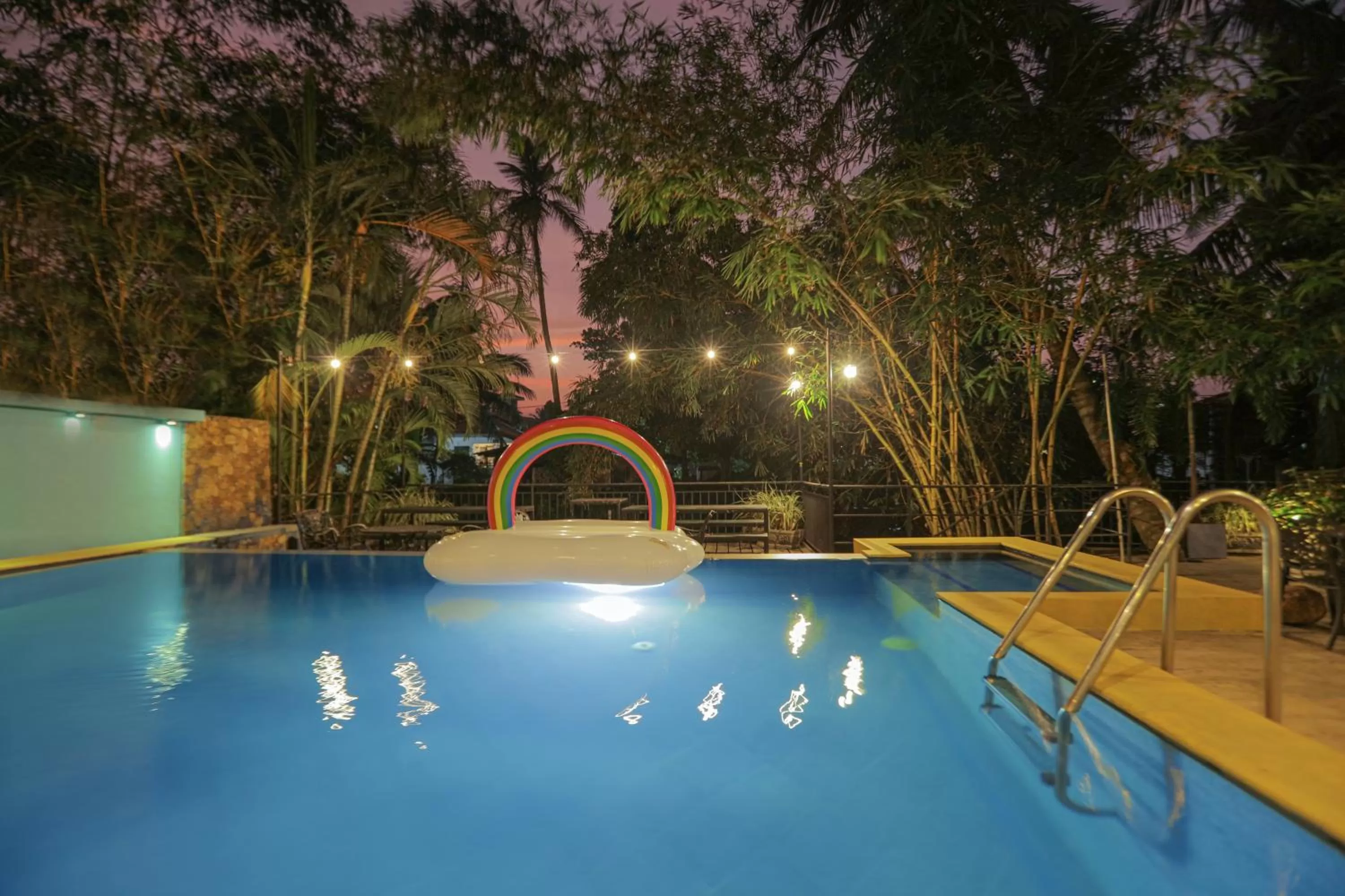 Swimming Pool in Summer Side