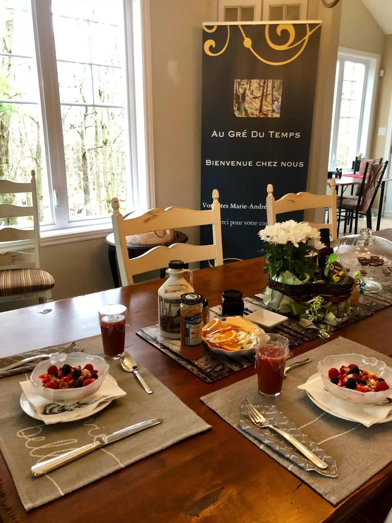 Breakfast in Au Gré Du Temps - Gîte B&B