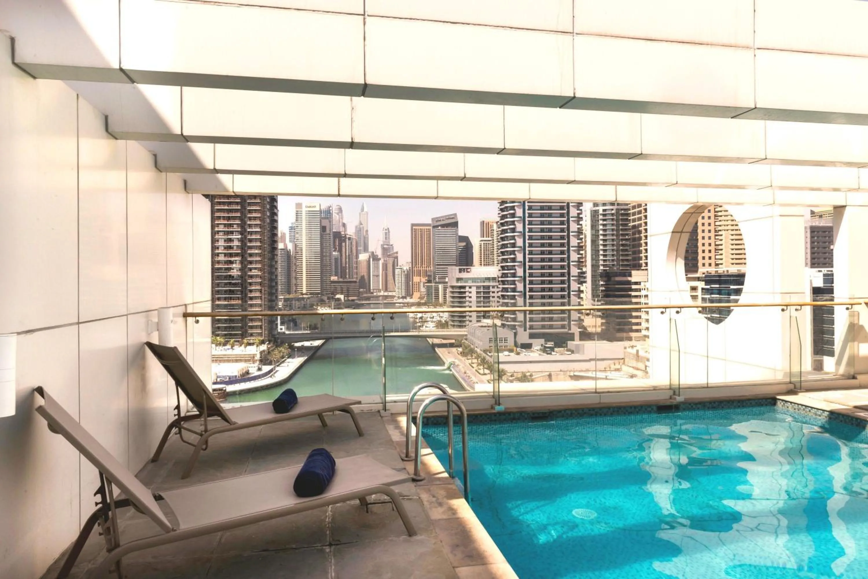 Swimming pool in Jannah Marina Hotel Apartments