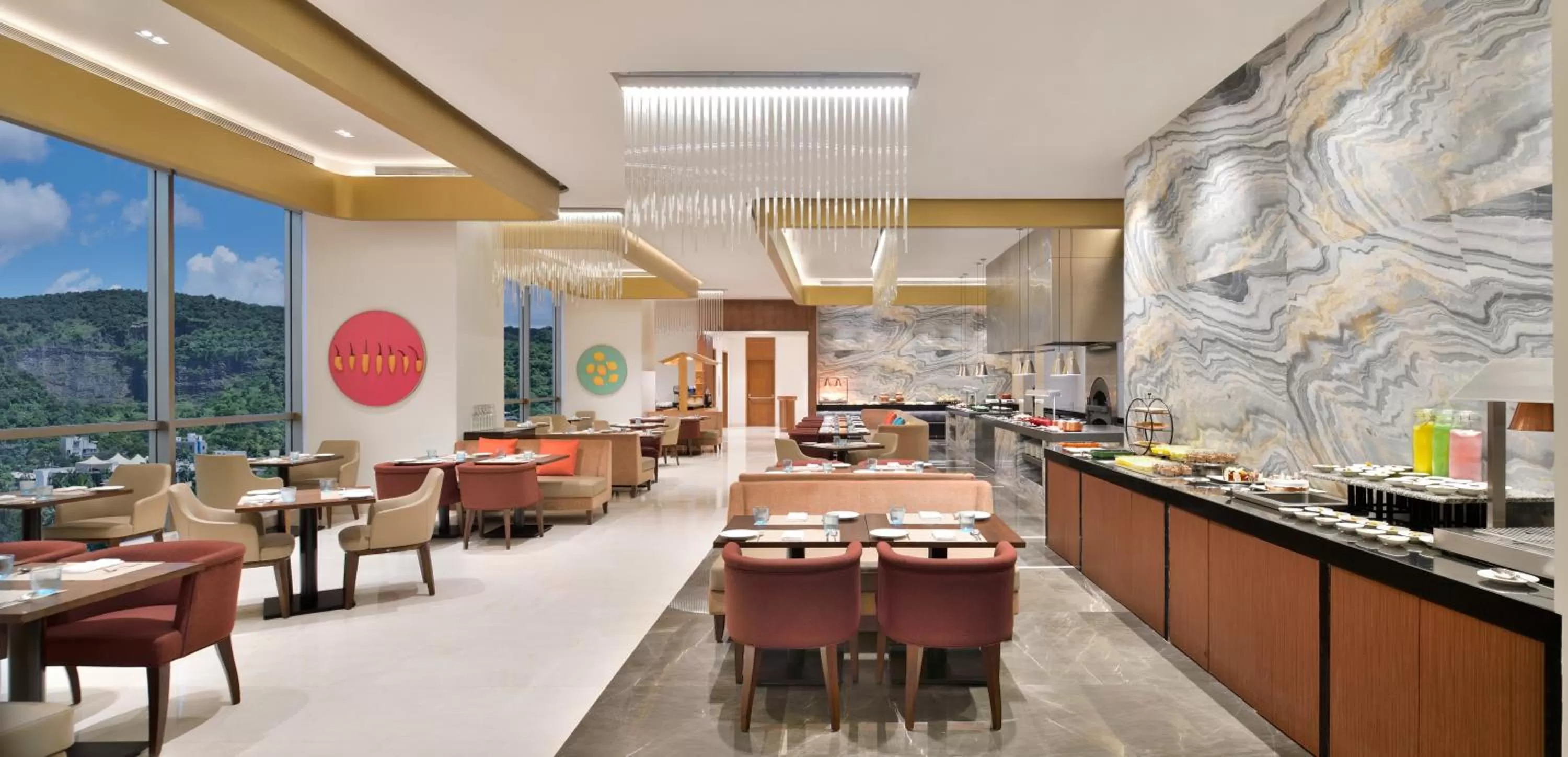 Restaurant/places to eat in Courtyard by Marriott Navi Mumbai