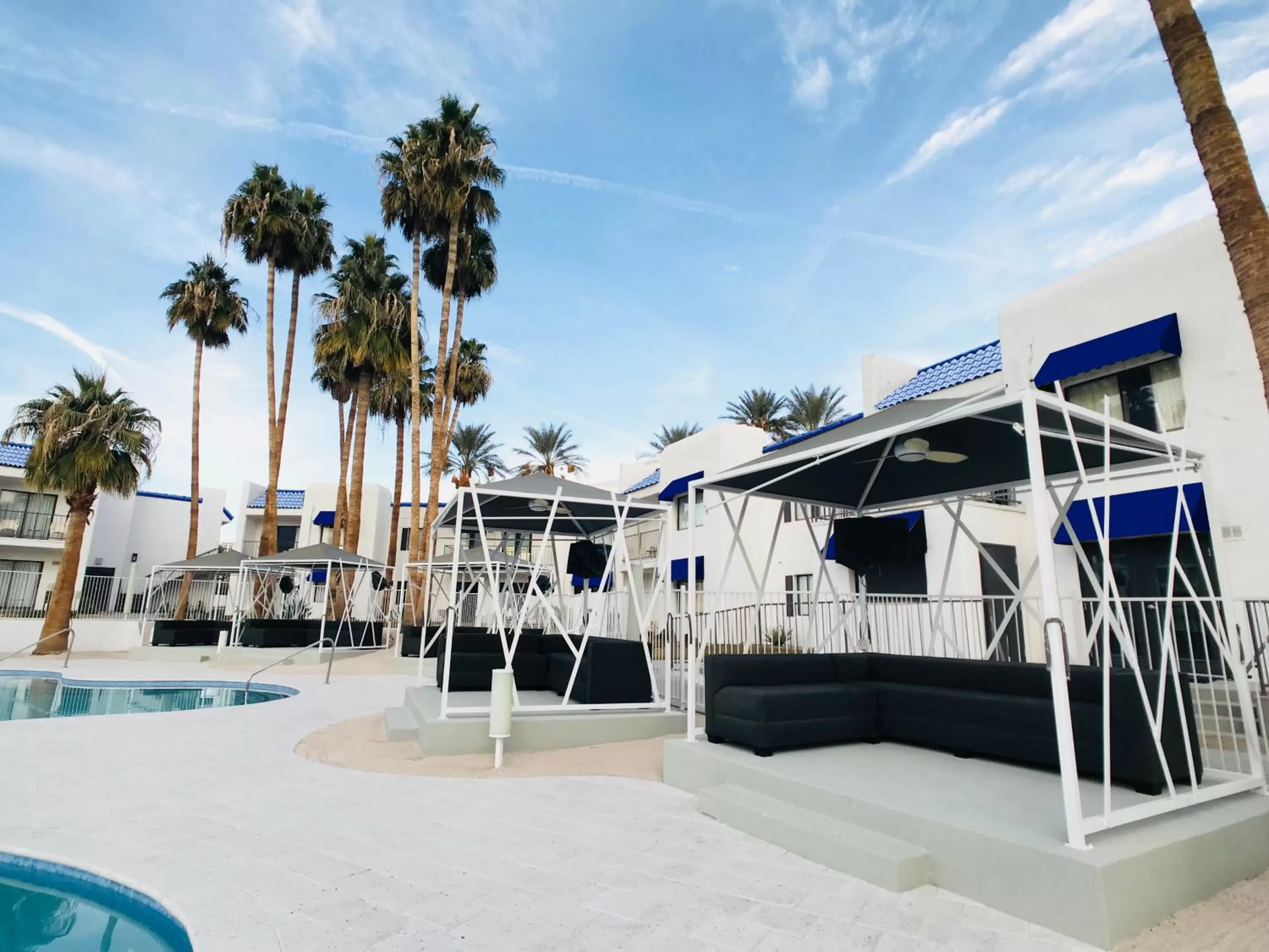Pool view in Serene Vegas Boutique Hotel Las Vegas