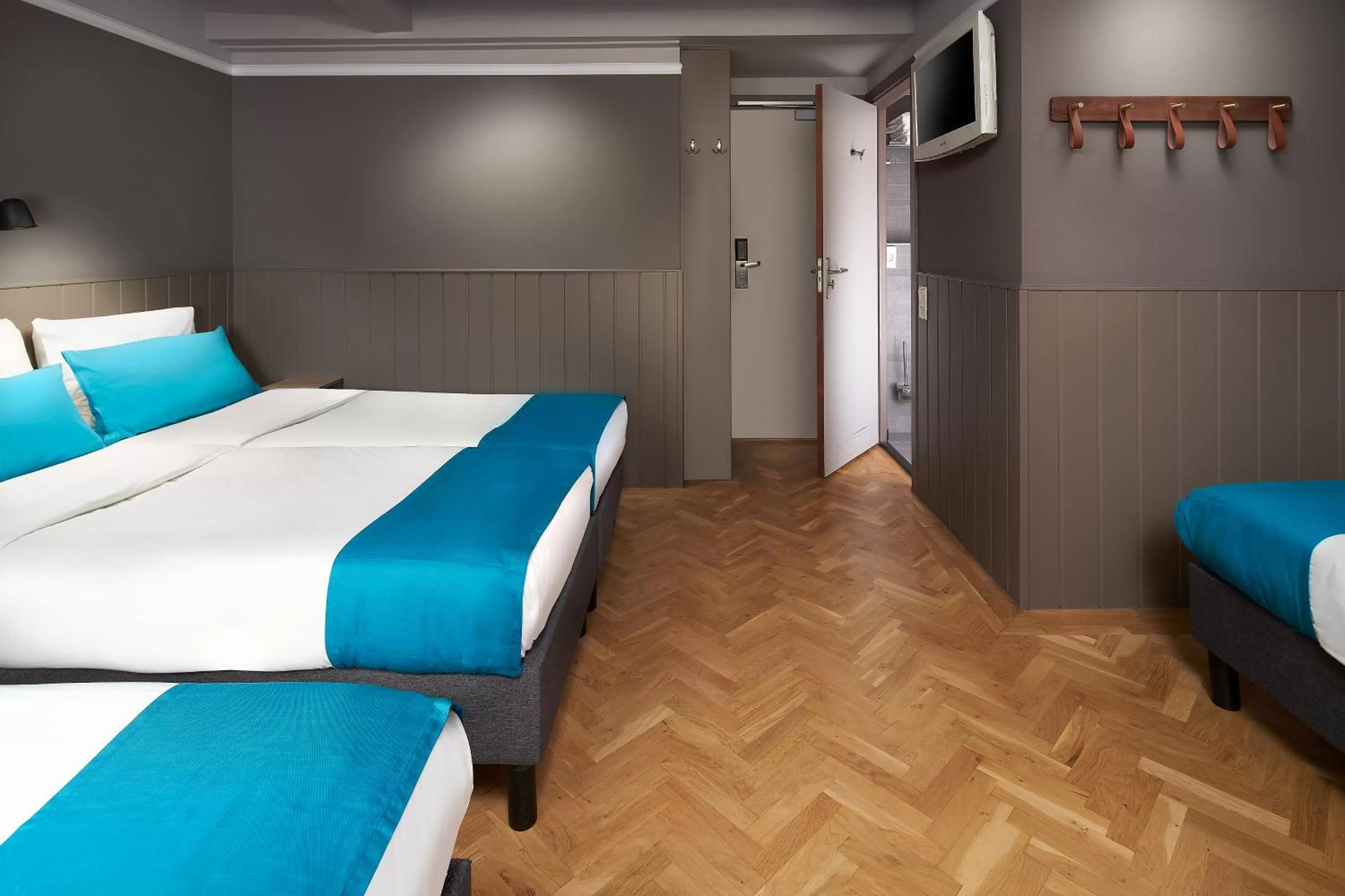 Bed in Stanley Collection Hotel Hegra Amsterdam