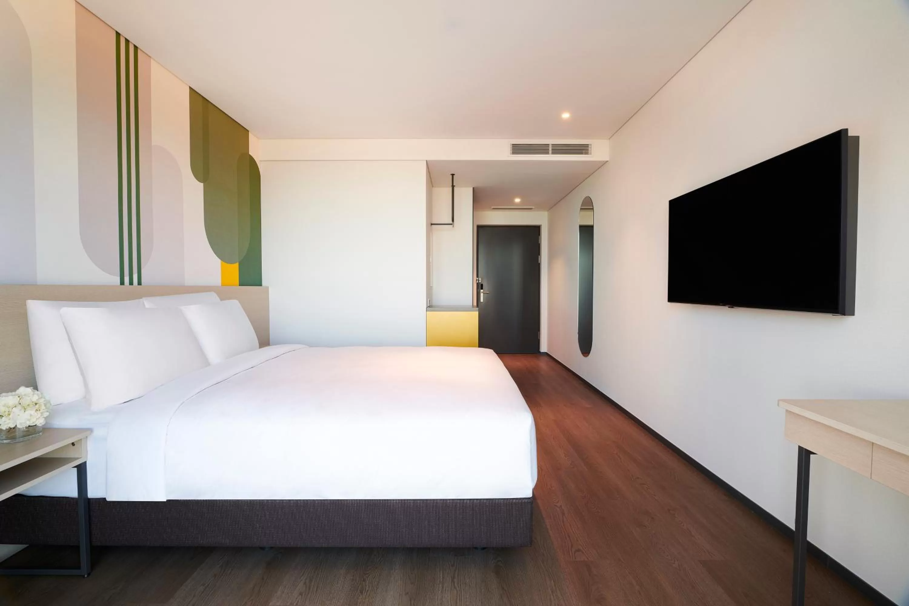 Bed in ibis Styles Ambassador Incheon Airport T2