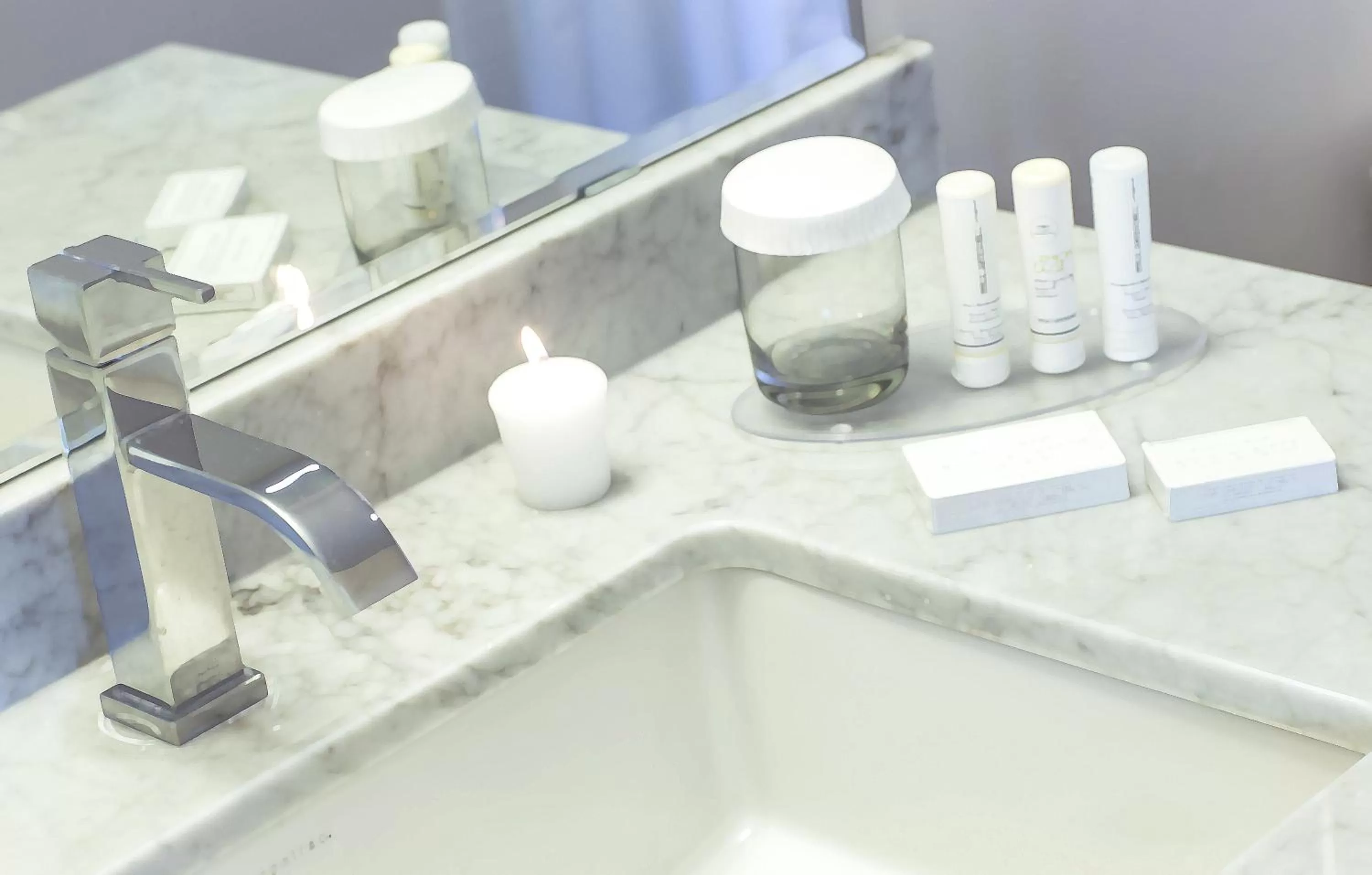 Bathroom in Liberty Suites