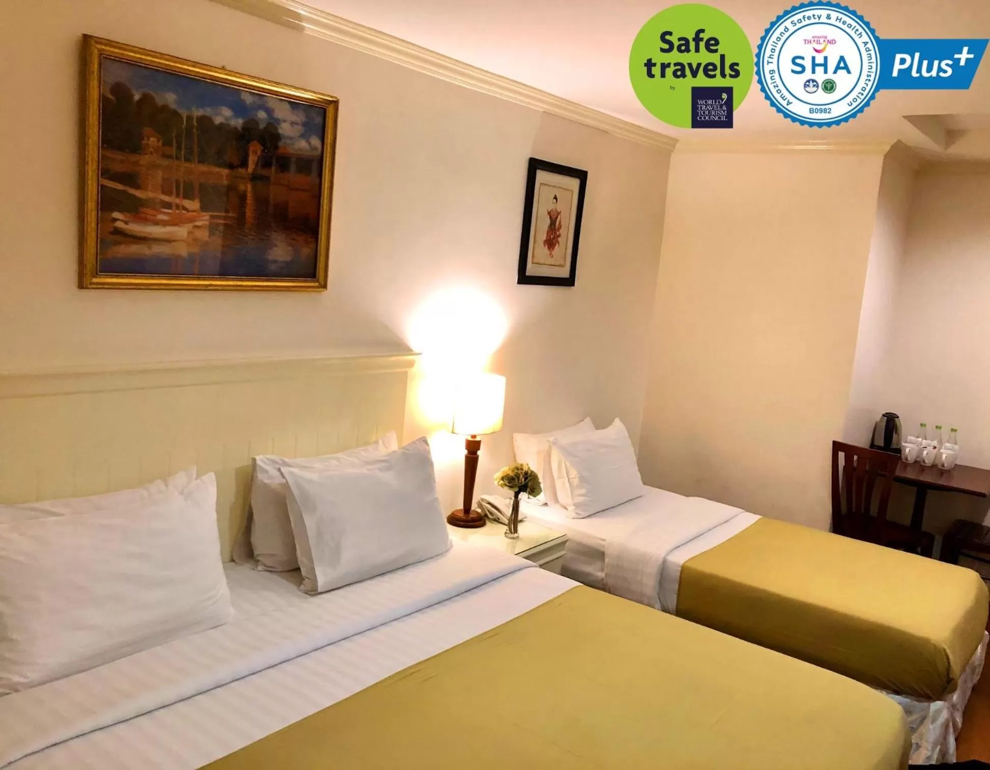 Bed in The Victory Residences Bangkok