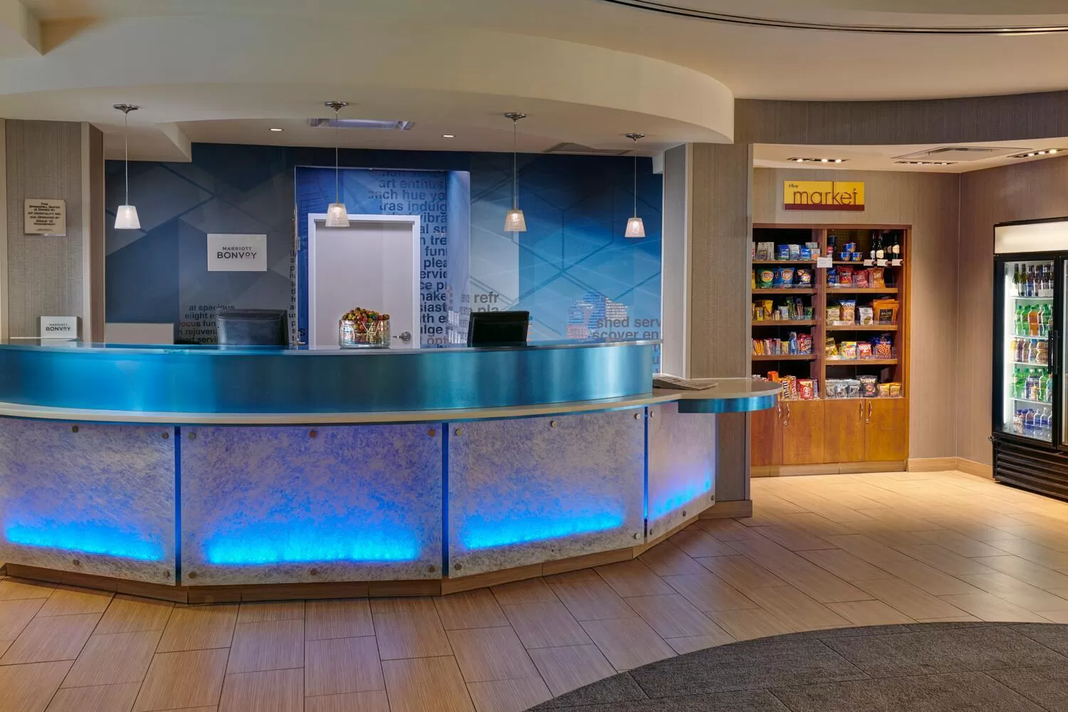 Lobby or reception in Springhill Suites by Marriott Detroit Metro Airport Romulus
