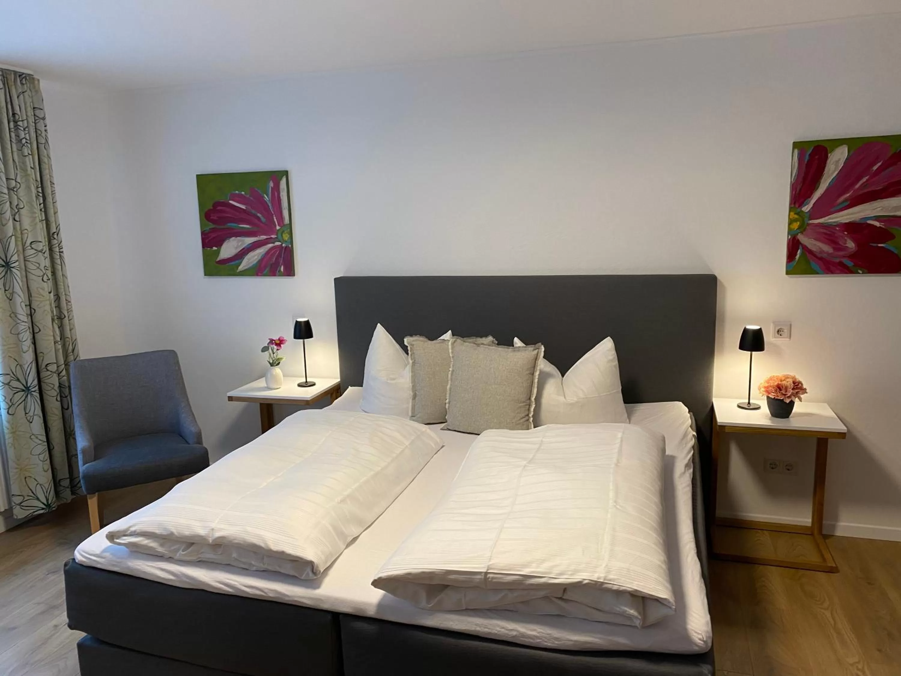 Bed in Hotel Ostermann