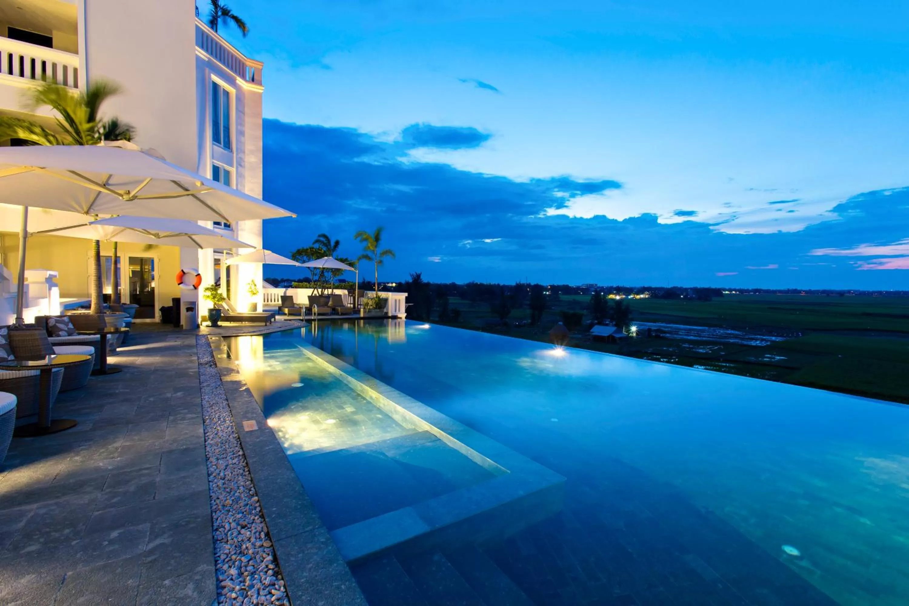Swimming pool in Lasenta Boutique Hotel Hoian