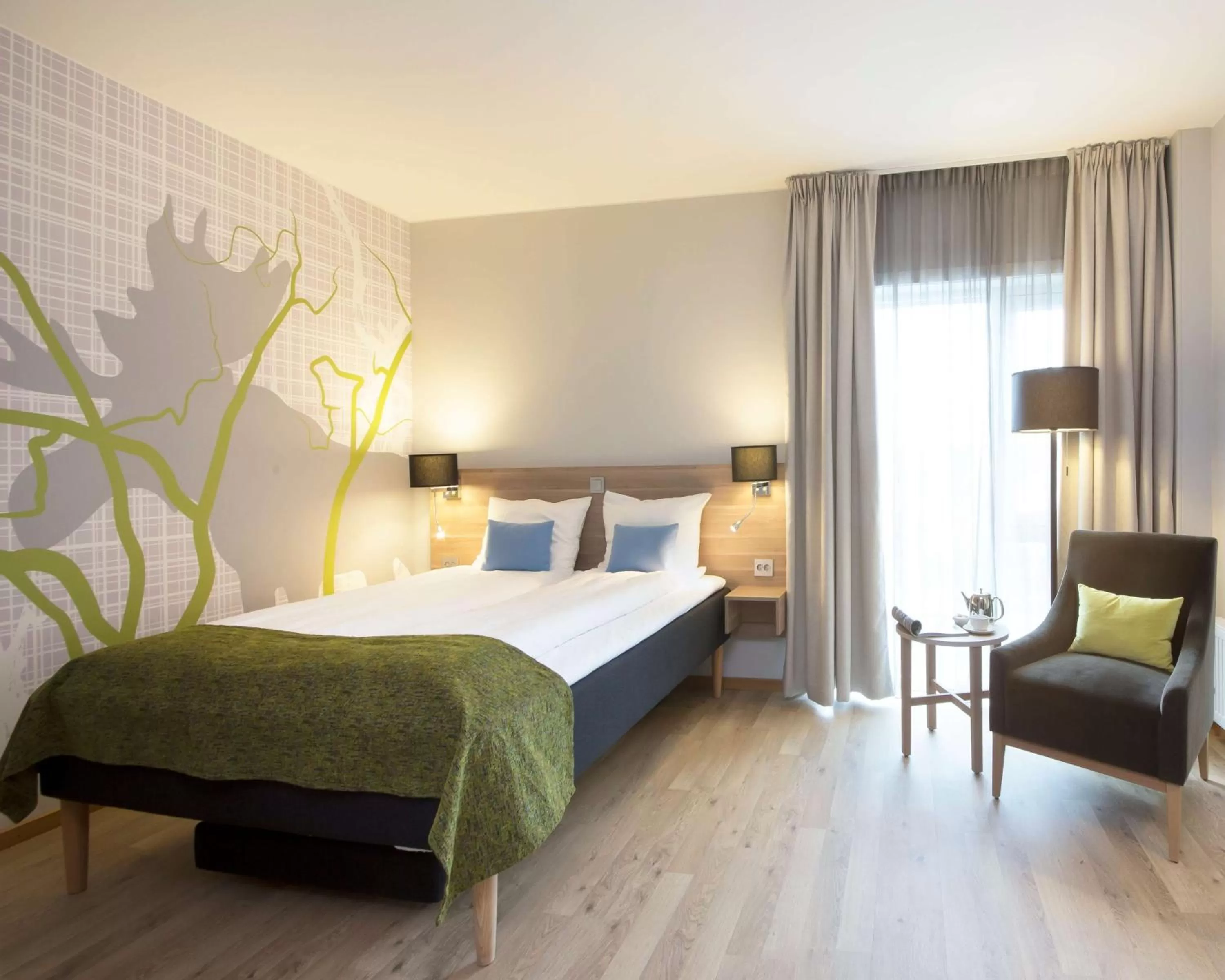 Photo of the whole room, Bed in Thon Partner Elgstua Hotel