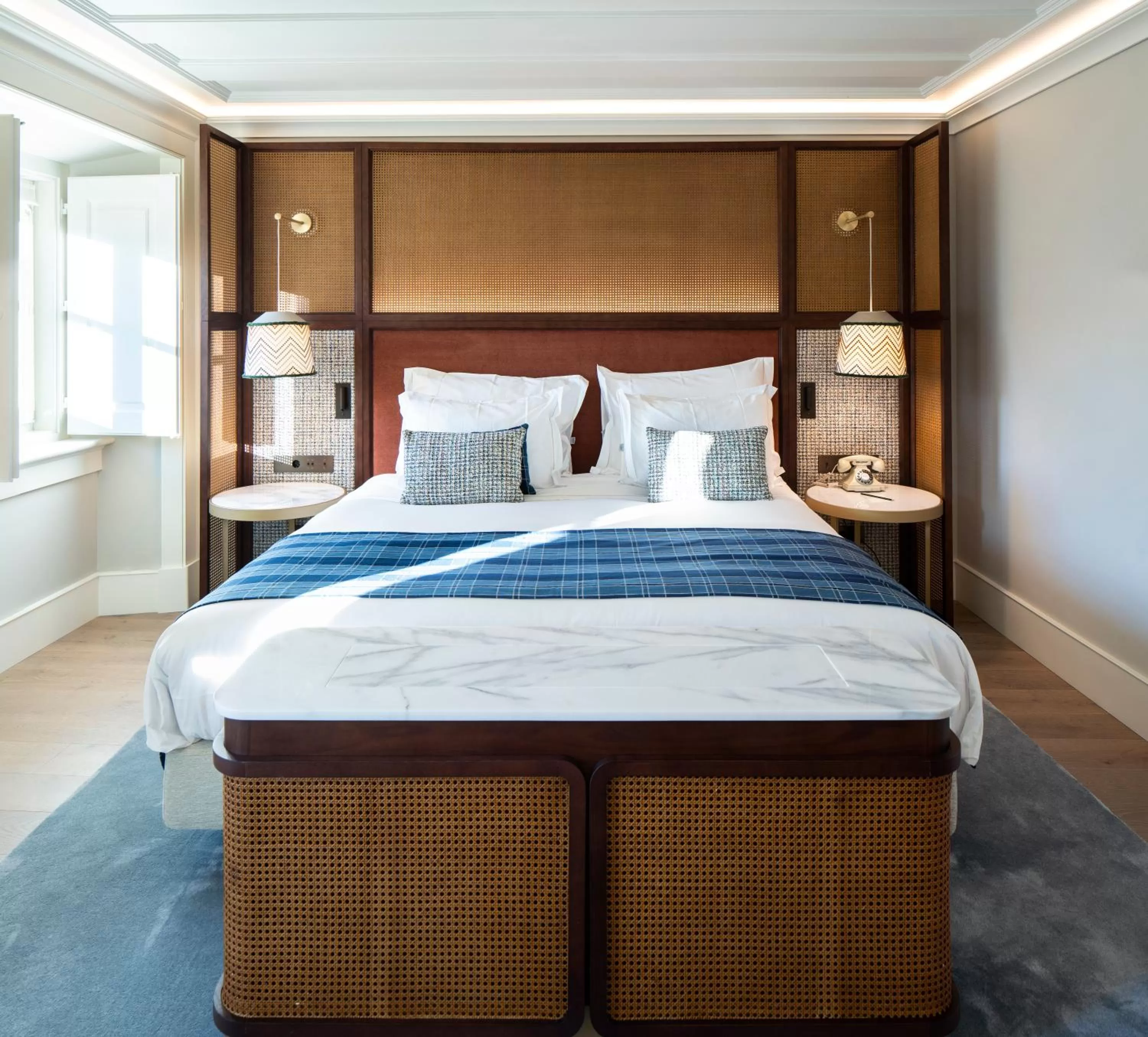 Bed in Palácio Ludovice Wine Experience Hotel