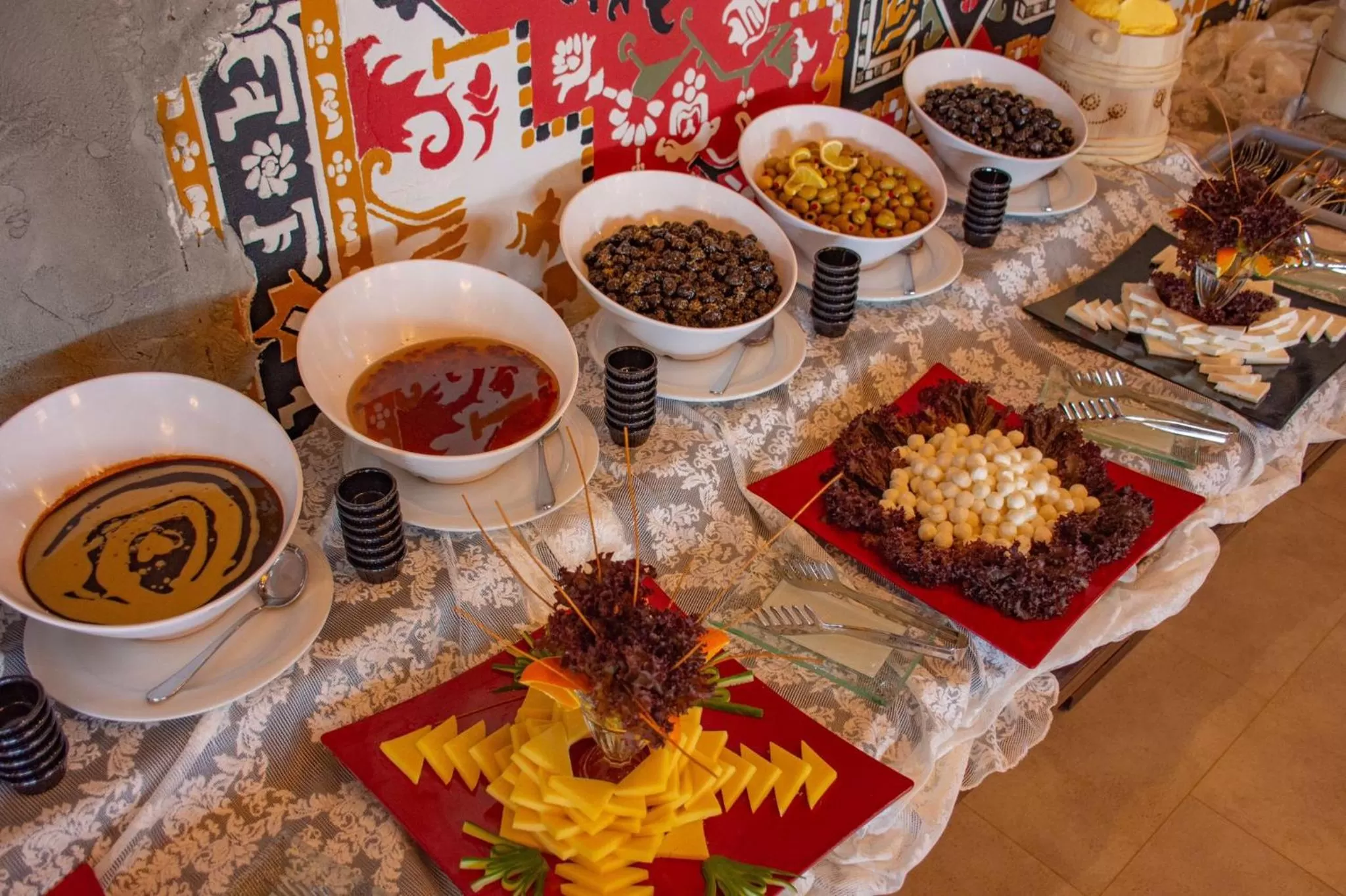 Buffet breakfast in Sandal Otel