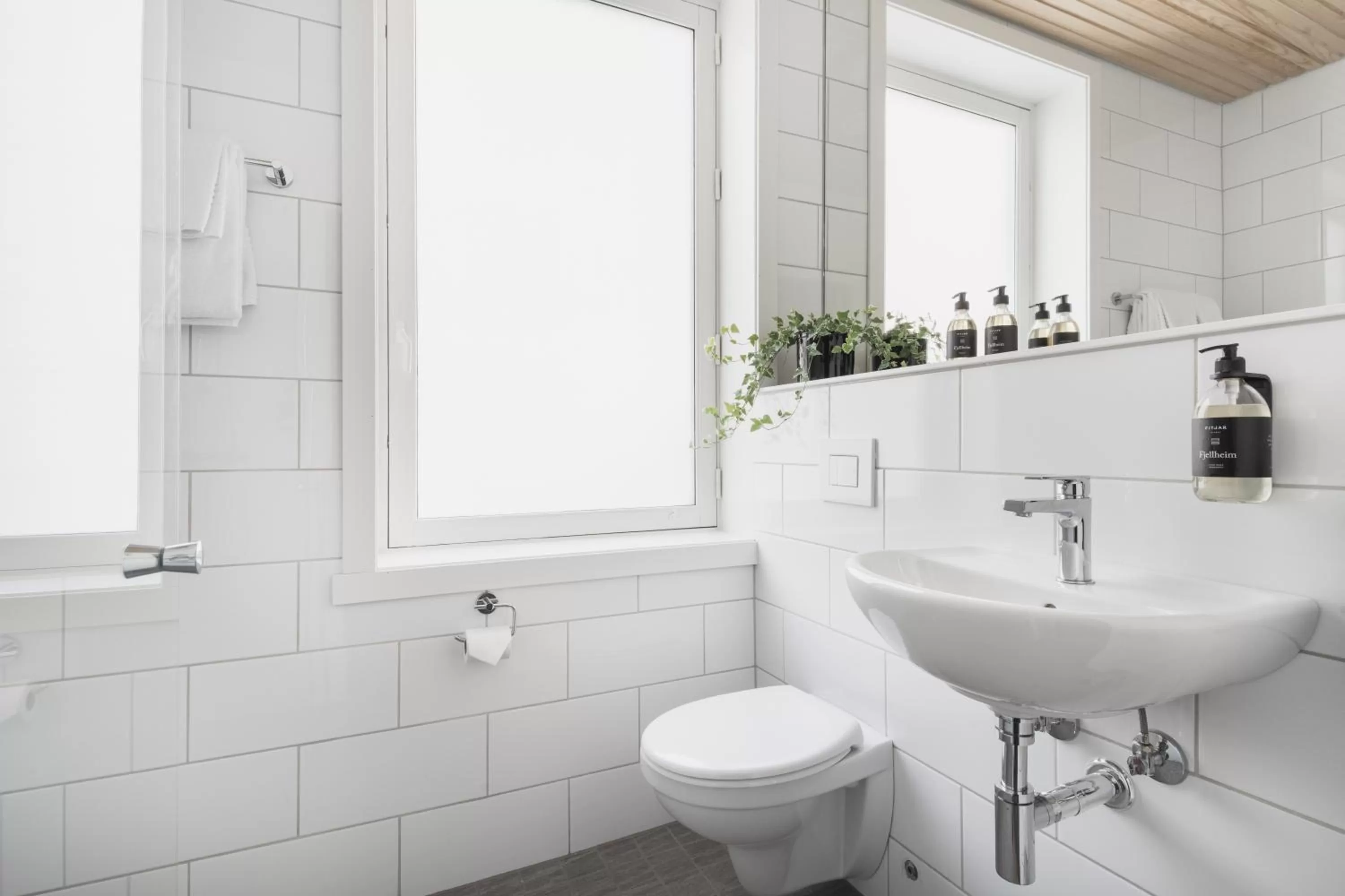 Bathroom in Augustin Hotel