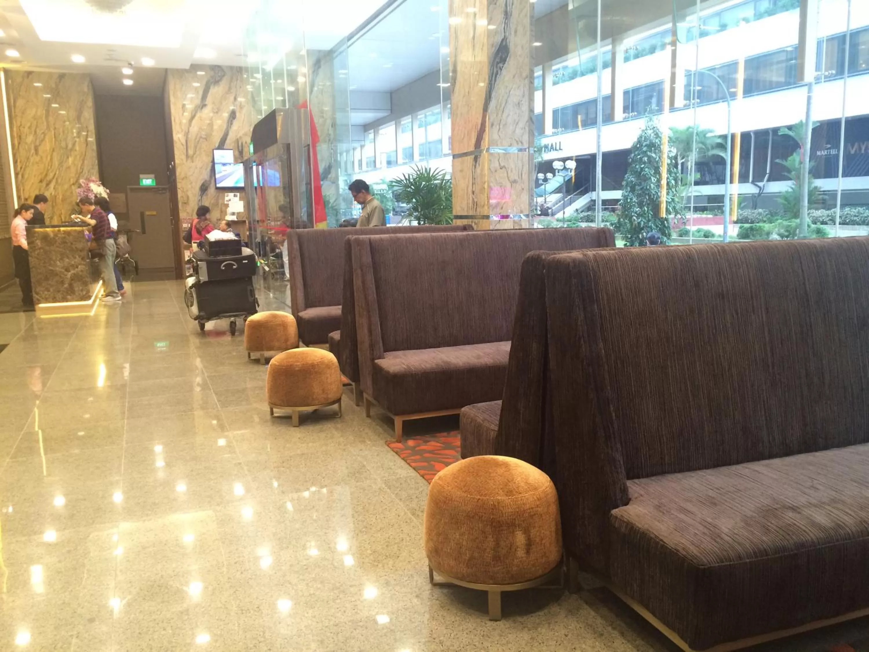 group of guests in Hotel Grand Central