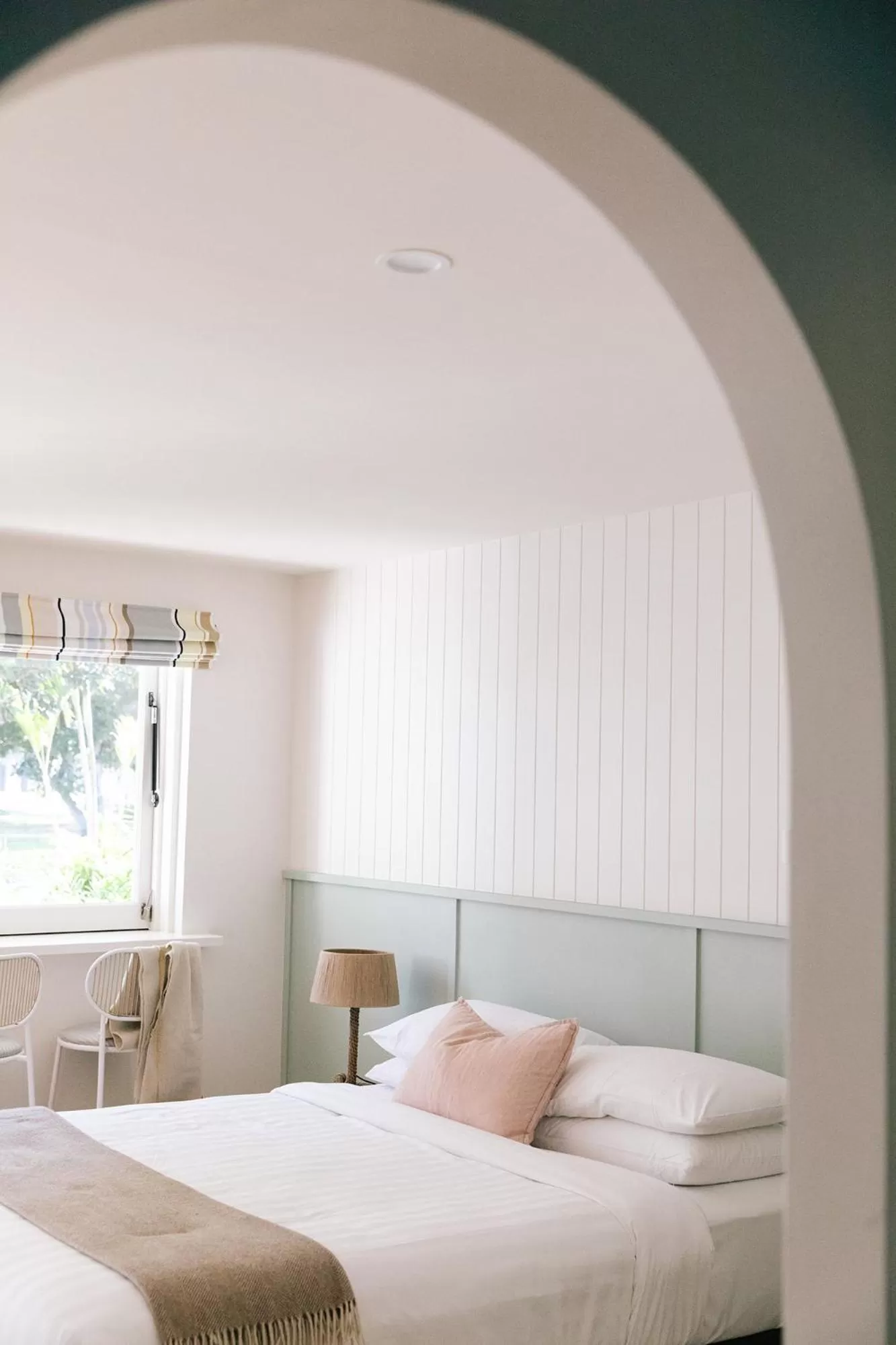 Bedroom, Bed in The Blue Water Motel