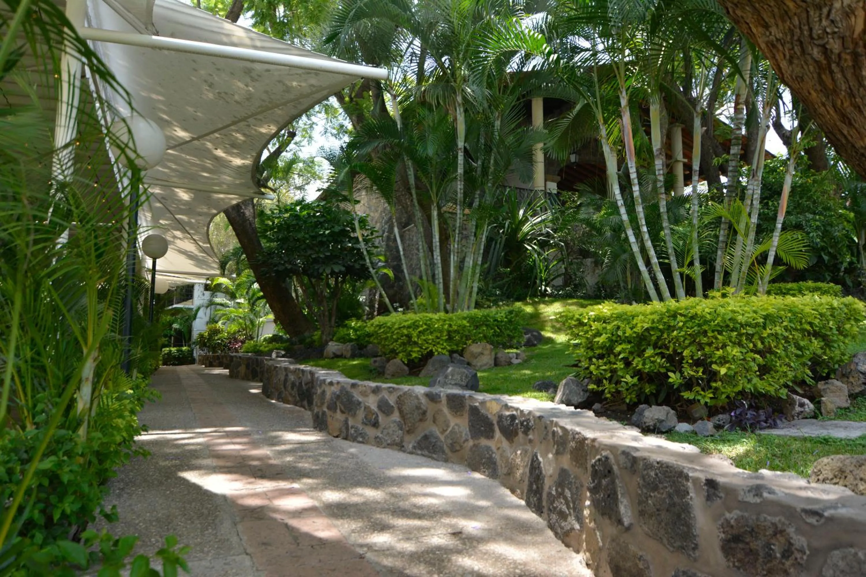 Patio in Hotel Coral Cuernavaca