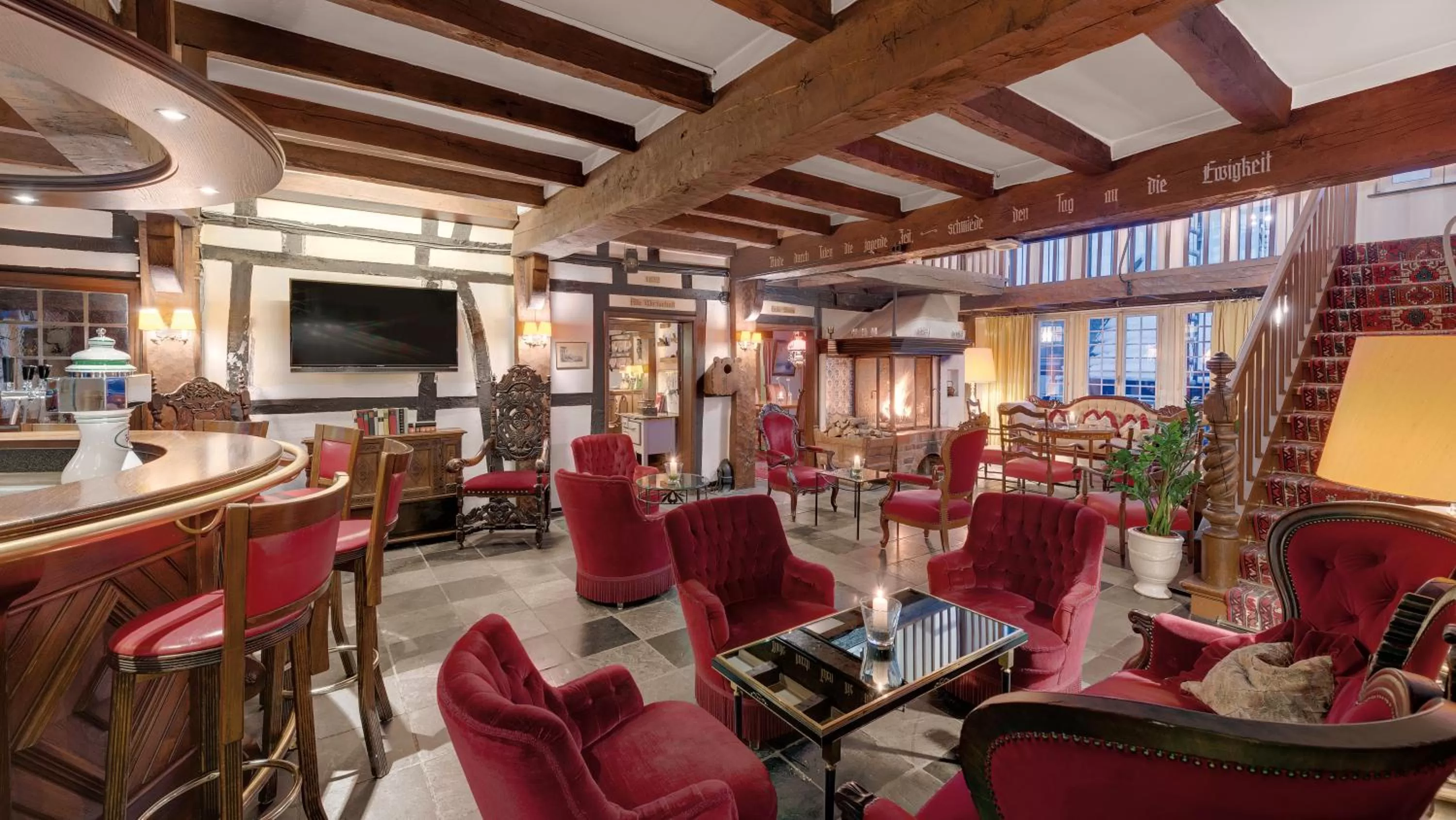 Lounge or bar, Restaurant/Places to Eat in Wyndham Garden Gummersbach