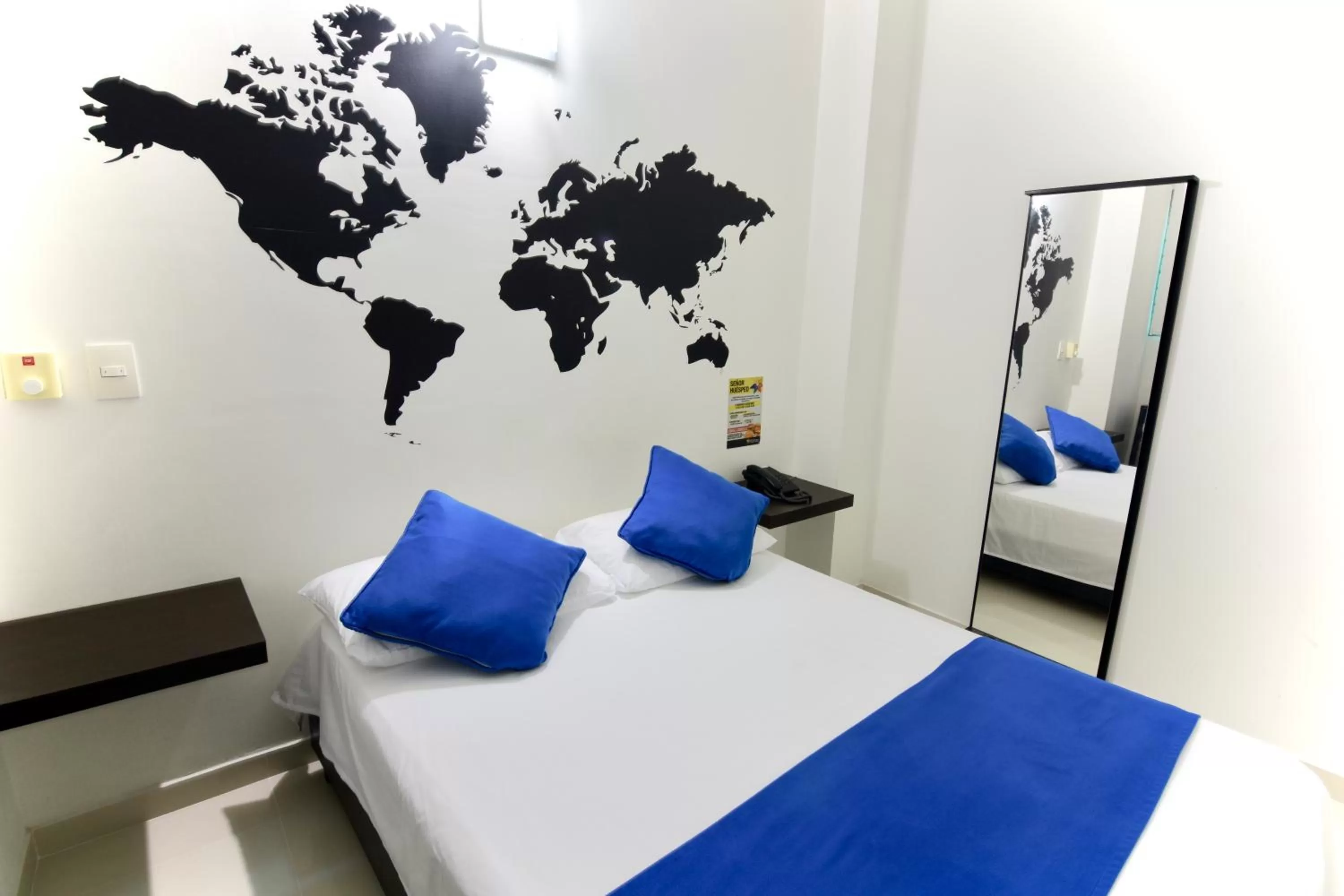 Bed in Hotel Florida Sincelejo