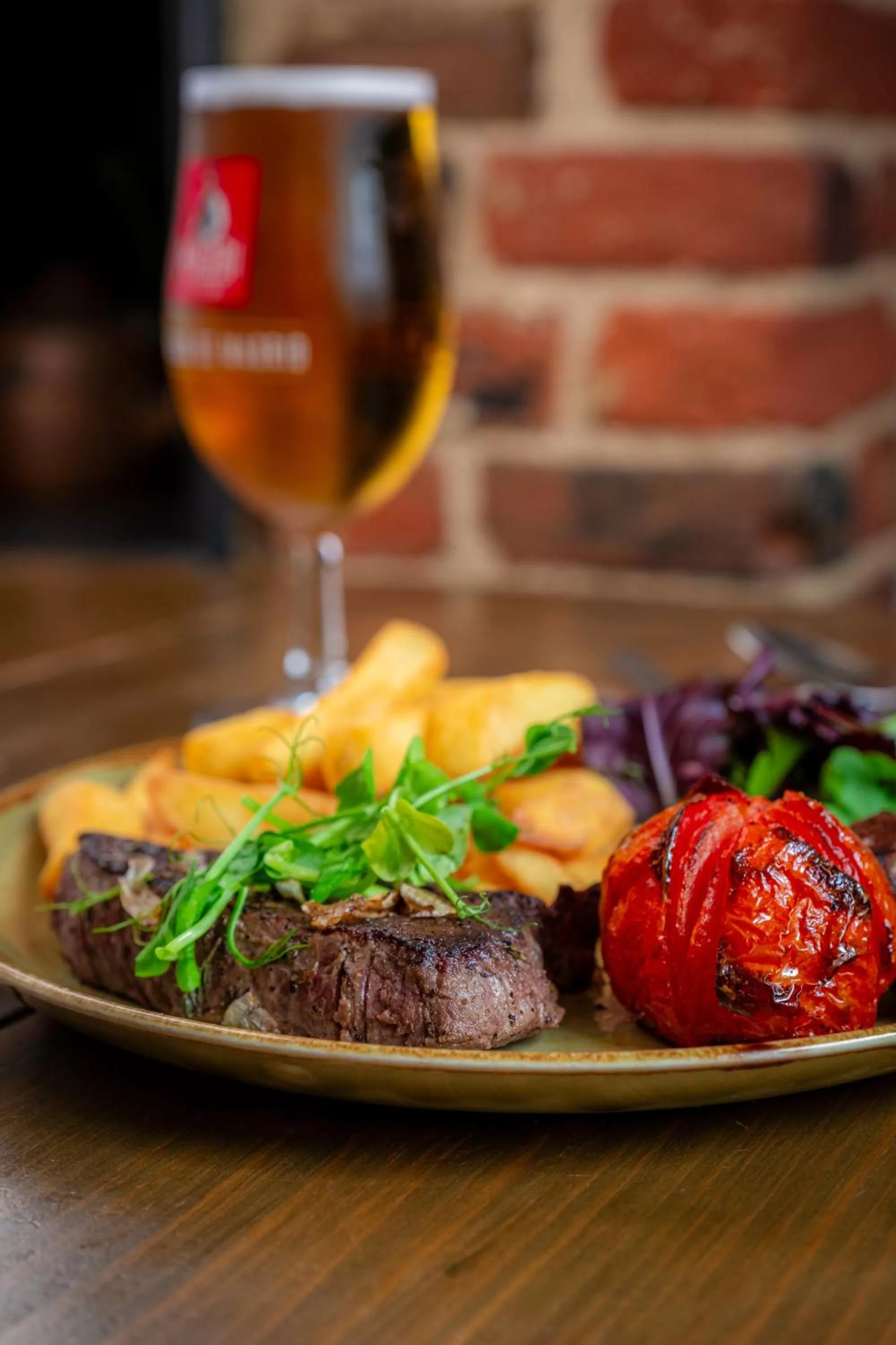 Food and drinks in The George Hotel