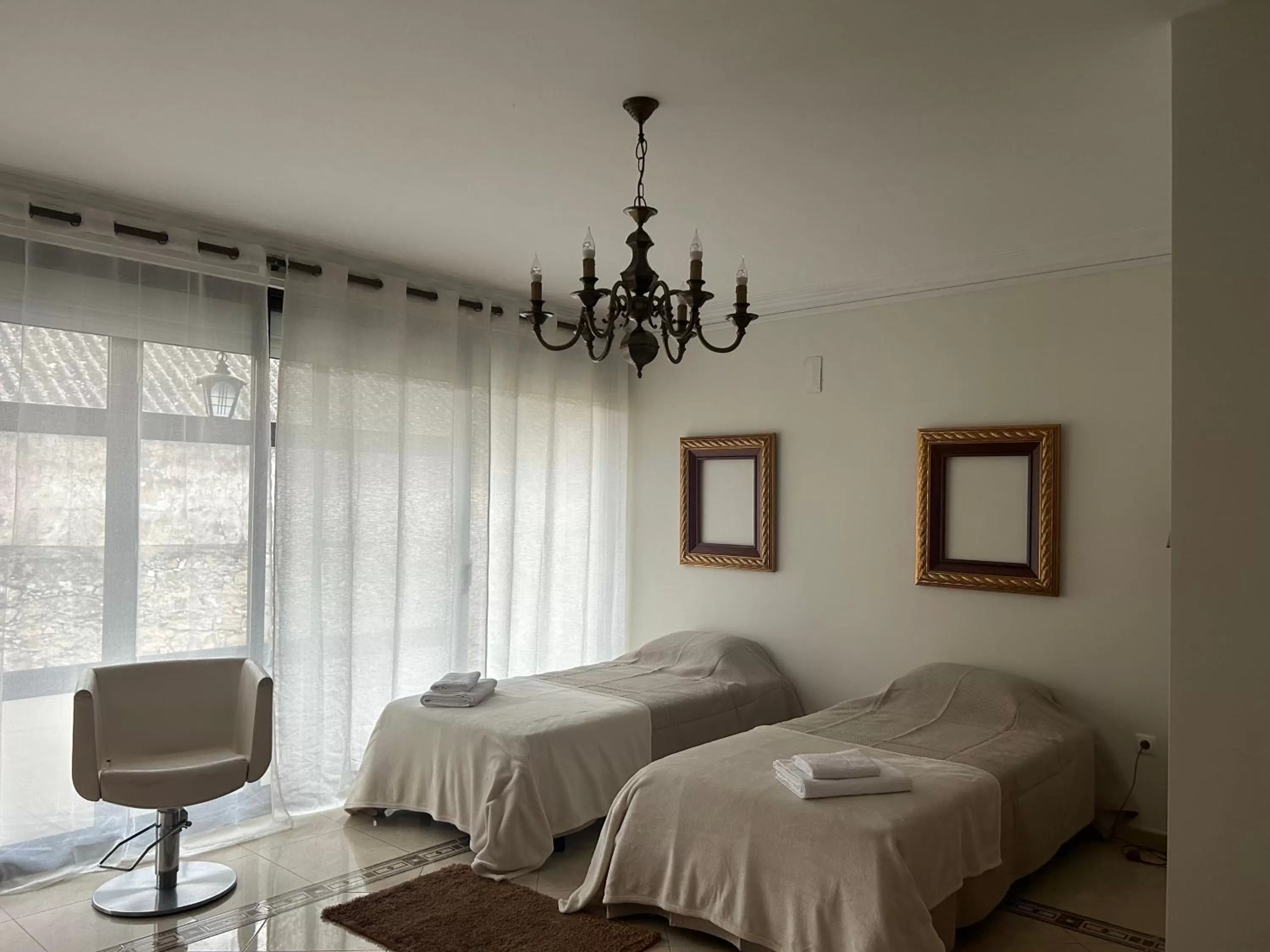 Bed in Alojamento Santa Catarina