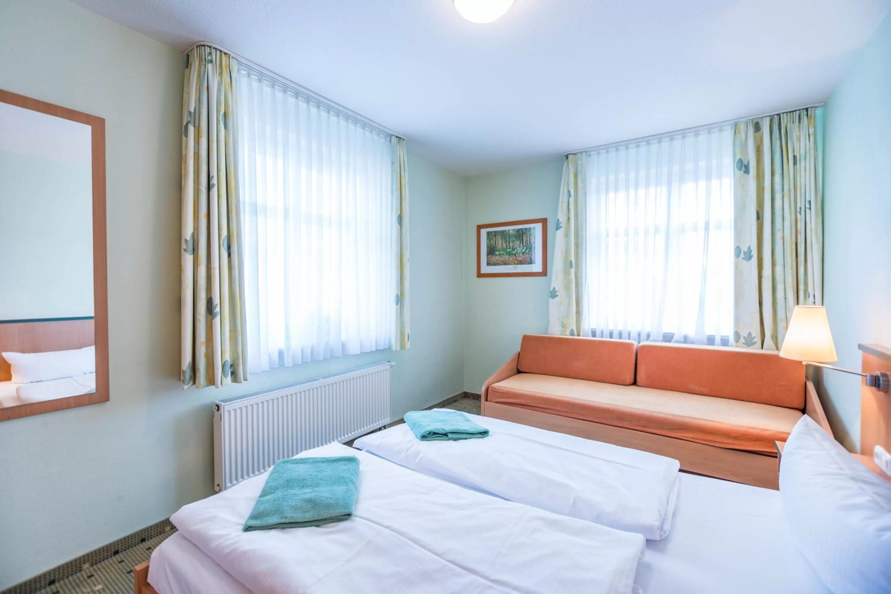 Photo of the whole room, Bed in Am Weststrand Apartmenthaus Waldeck