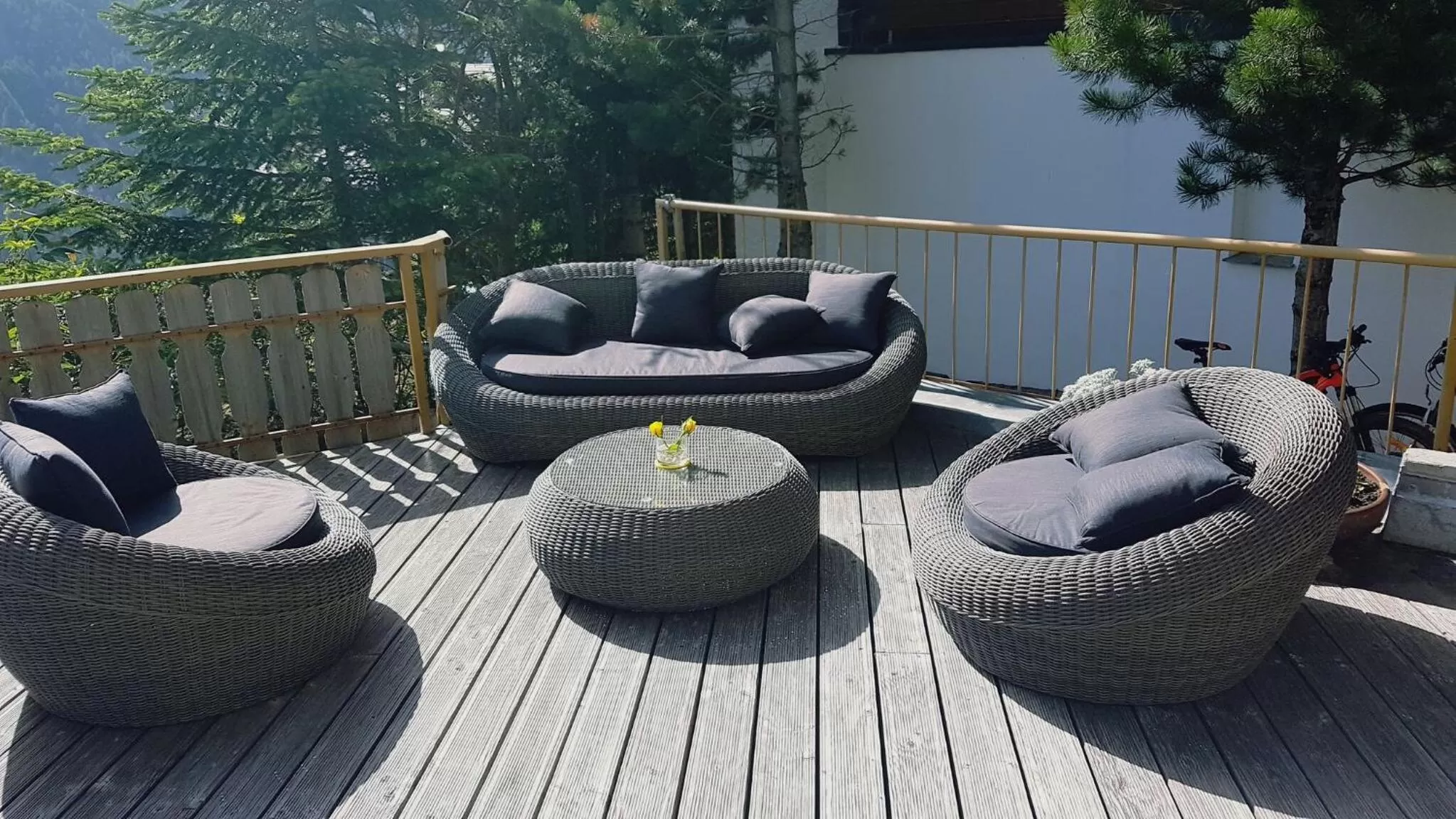 Balcony/Terrace in Hotel Alpenperle