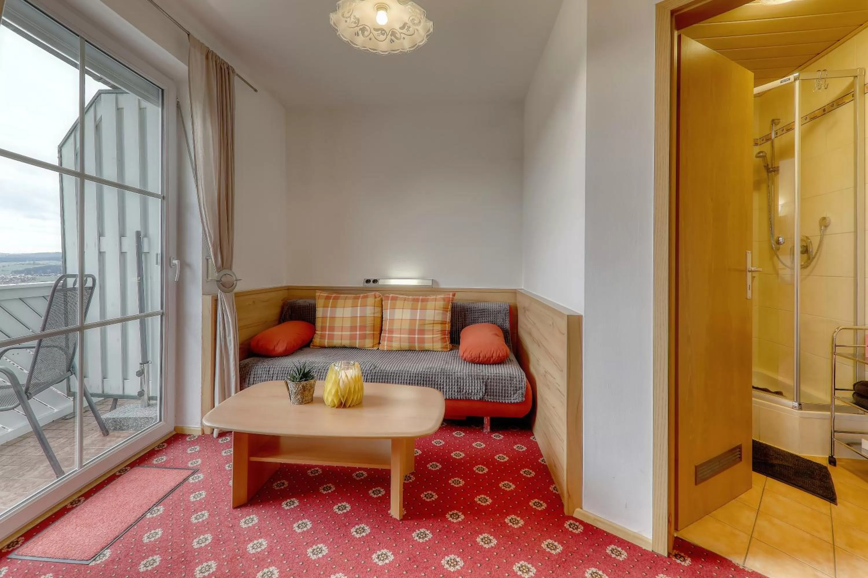 Living room in Hotel "Haus am Berg"